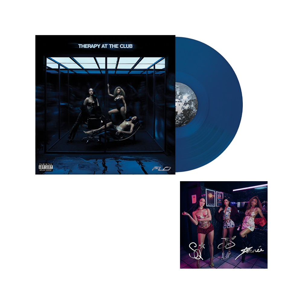 FLO - Therapy At The Club - Vinyle 'Midnight Blue' + Artcard dédicacée