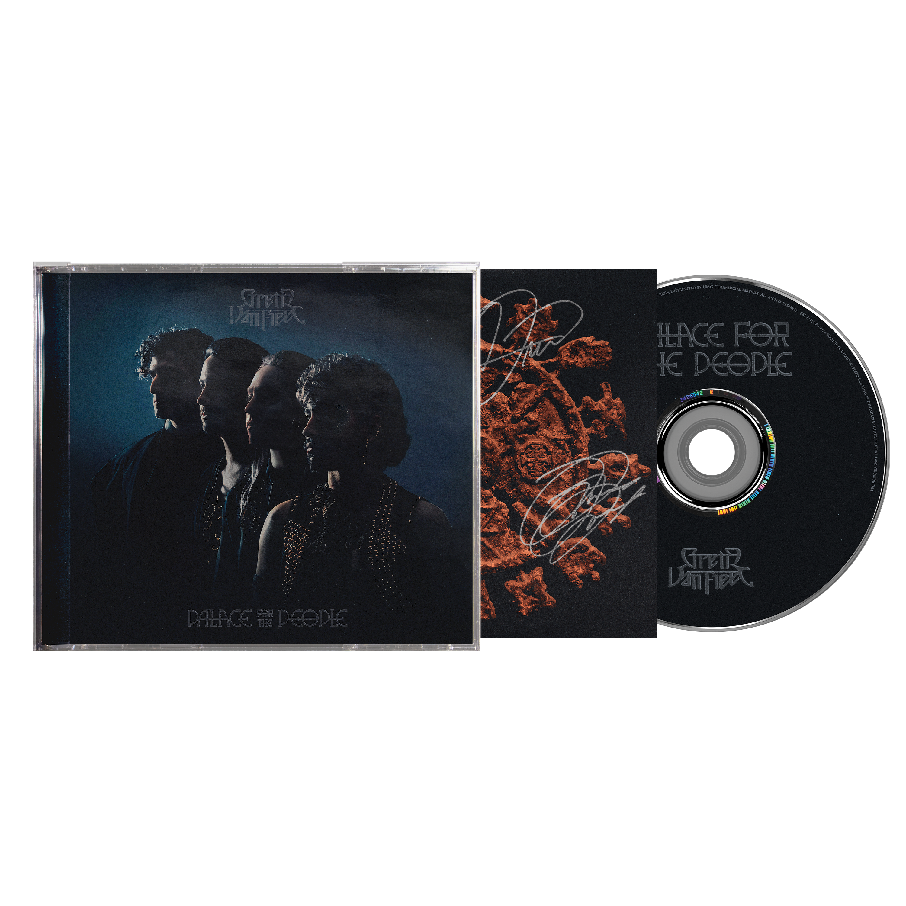 Greta Van Fleet - Palace for the People - CD + Carte dédicacée