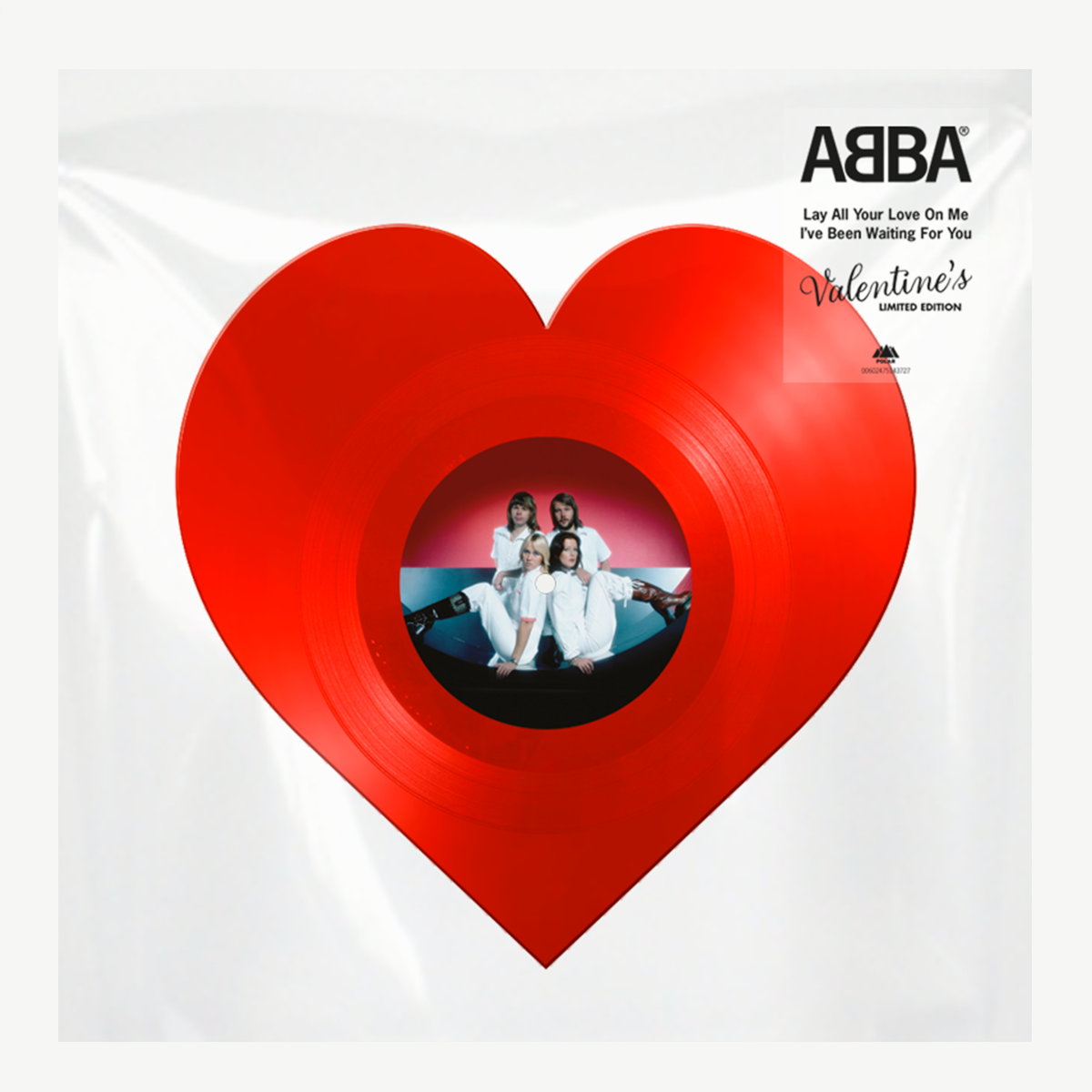 Abba - Lay All Your Love - Vinyle 12'' (Forme de Coeur)