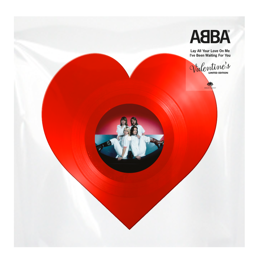 Abba - Lay All Your Love - Vinyle 12'' (Forme de Coeur)