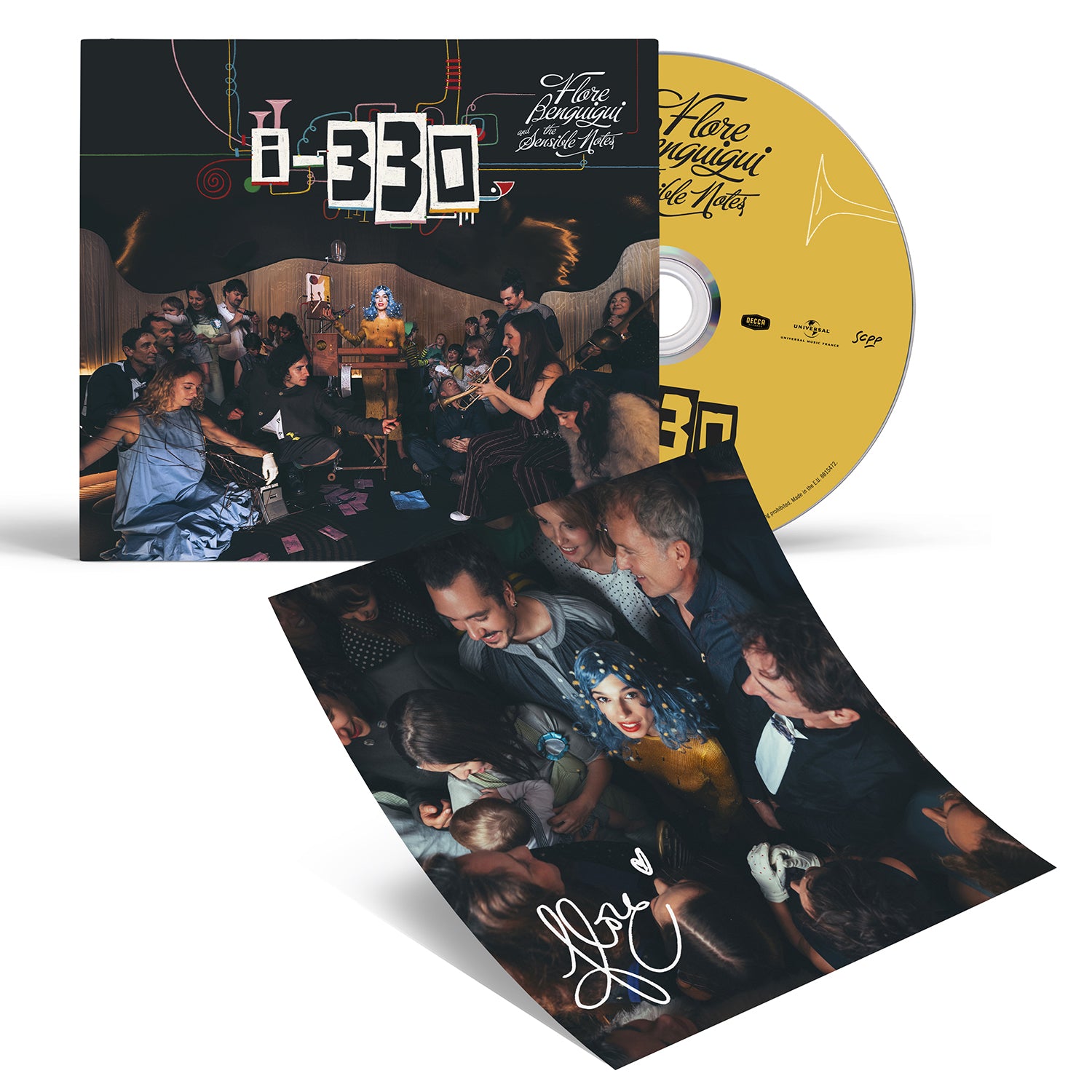 Flore Benguigui & The Sensible Notes - i-330 - CD + Carte dédicacée