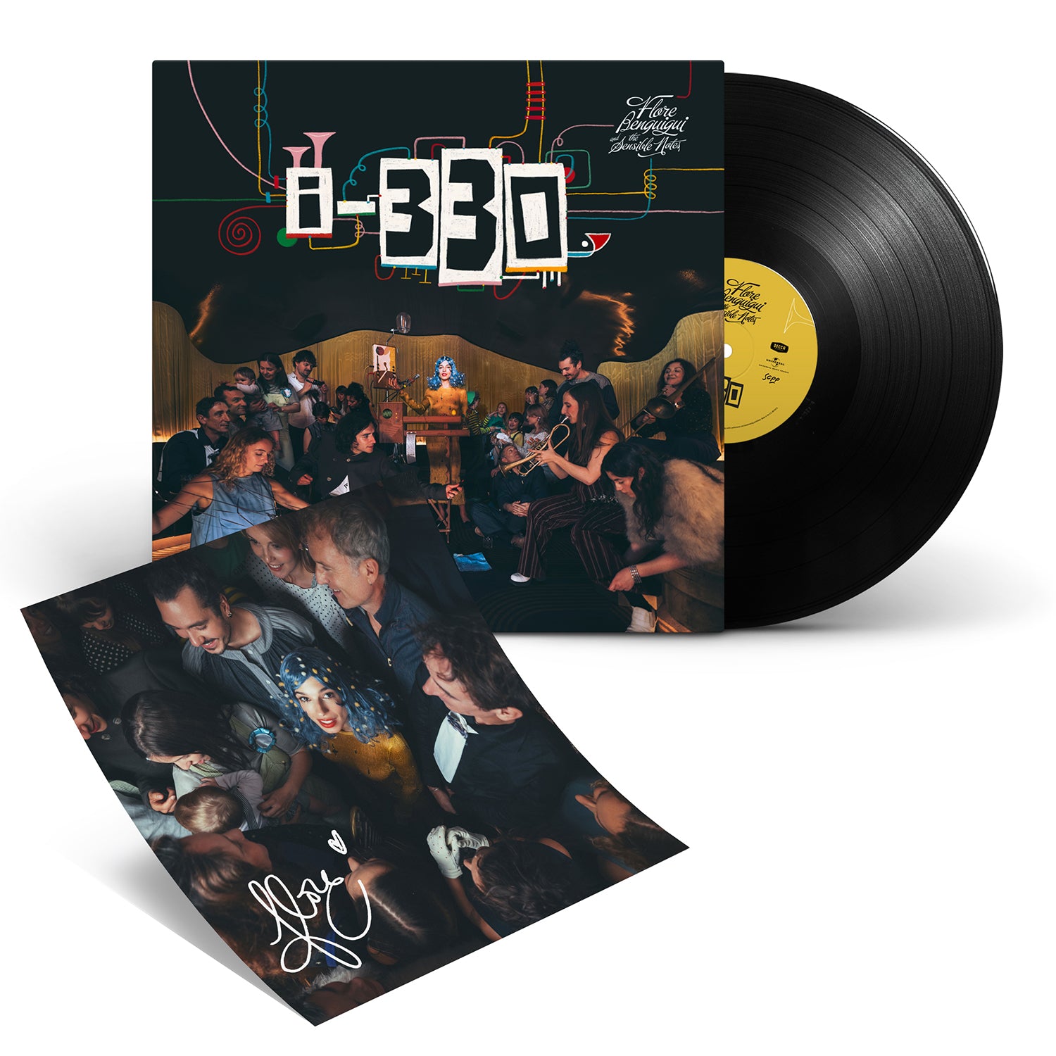 Flore Benguigui & The Sensible Notes - i-330 - Vinyle + Carte dédicacée