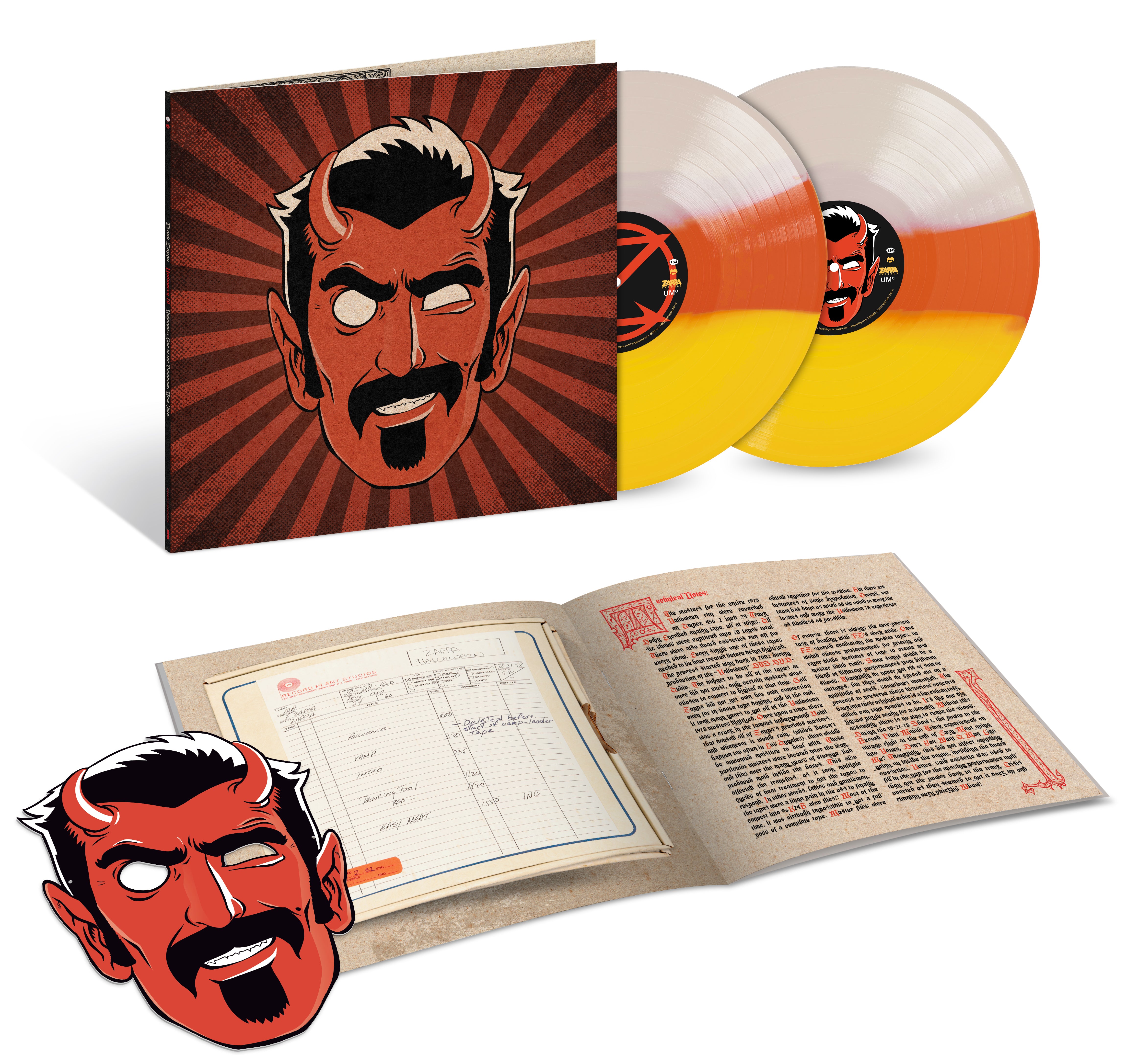 Frank Zappa - Halloween 1978 - Double Vinyle Couleur