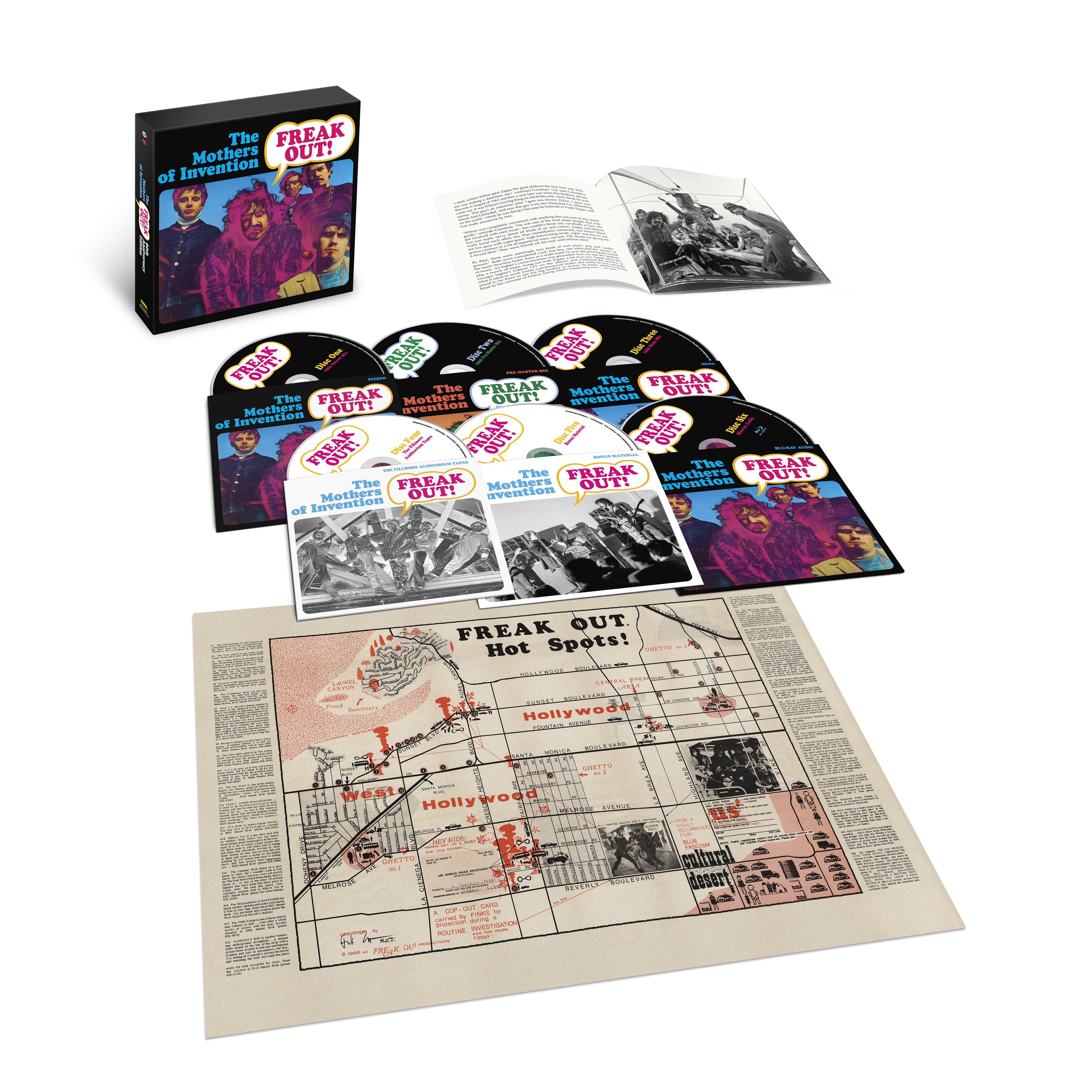 Frank Zappa & The Mothers of Invention - Freak Out! 60th Anniversary Super Deluxe Edition - Coffret 5CD/1BR