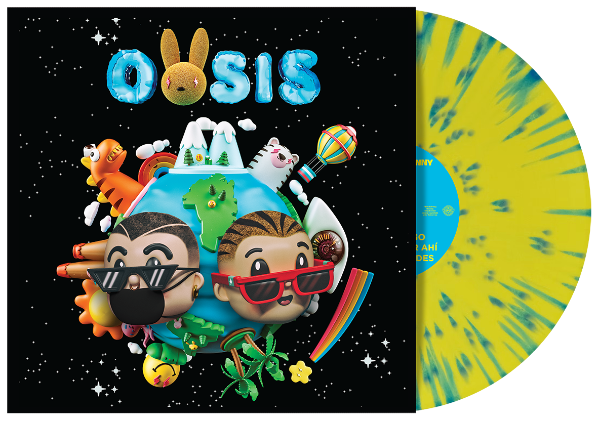 J Balvin & Bad Bunny - Oasis - Vinyle Splatter Édition Limitée