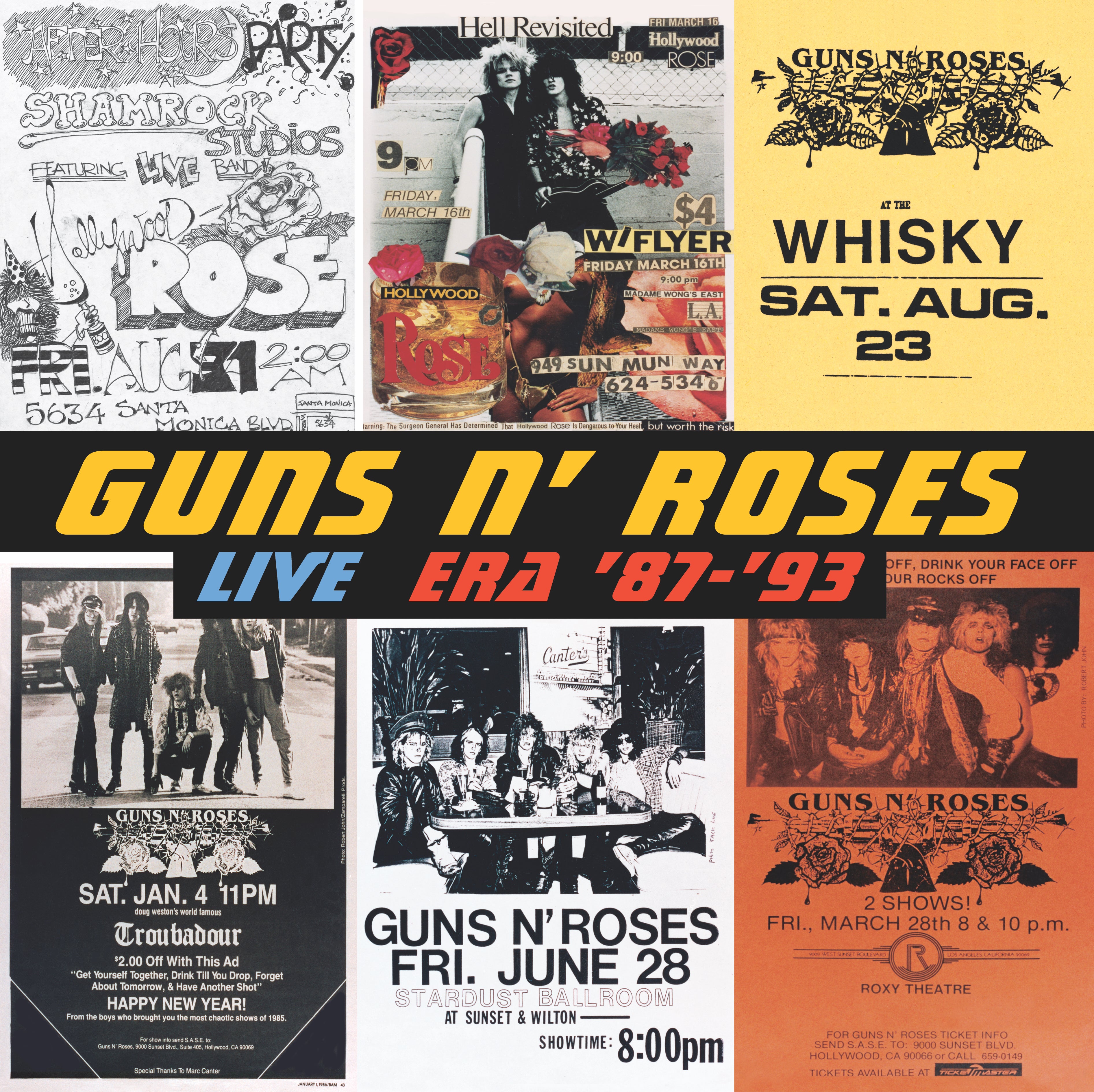 Guns N' Roses - Live Era '87 - '93 - 4LP Premium Edition (Exclusivité store)