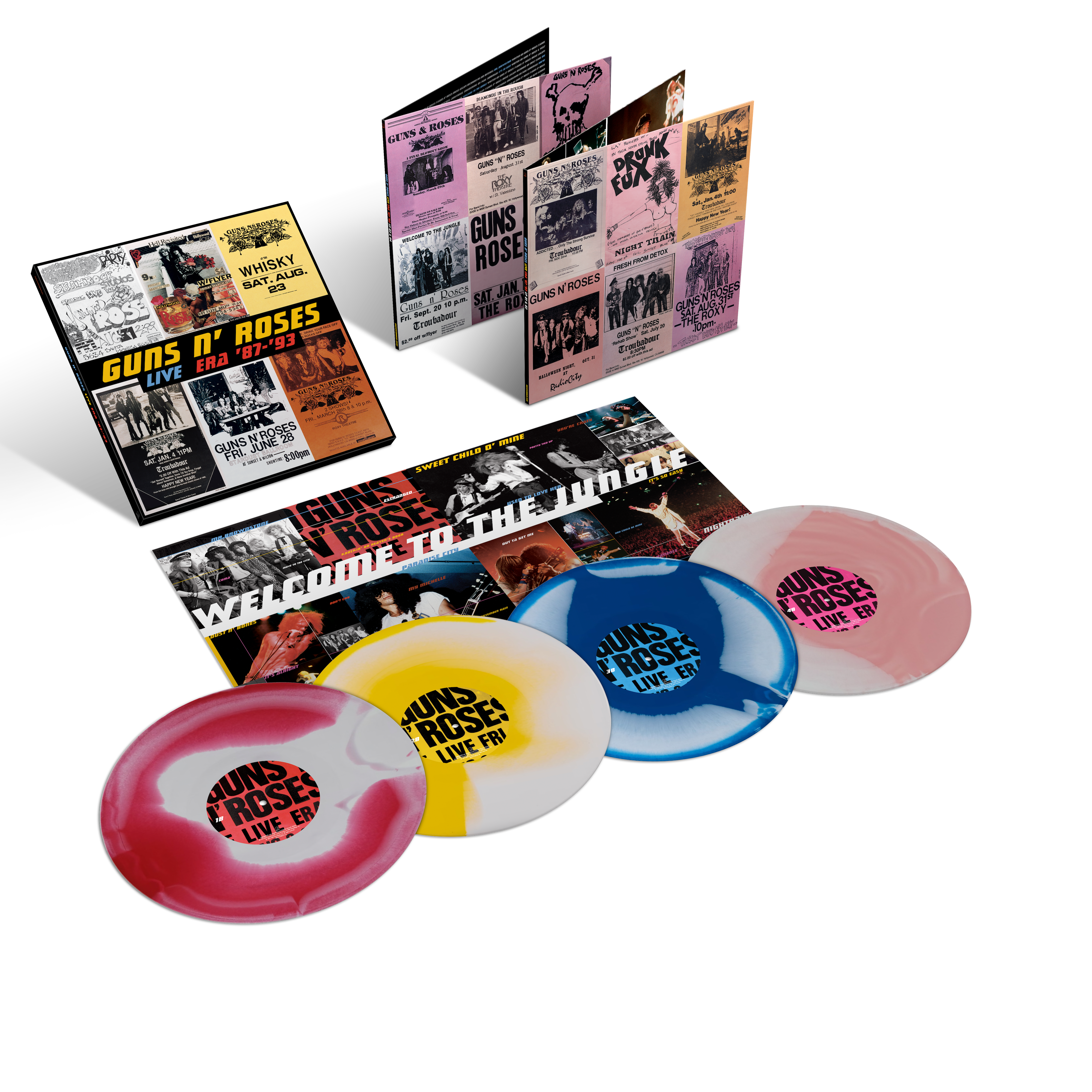 Guns N' Roses - Live Era '87 - '93 - 4LP Premium Edition (Exclusivité store)