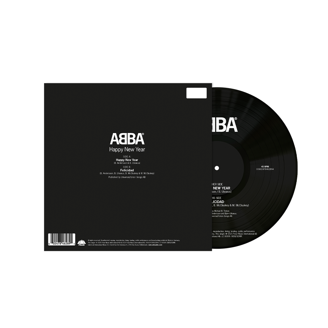 ABBA - Happy New Year - Vinyle 45T Zoetrope