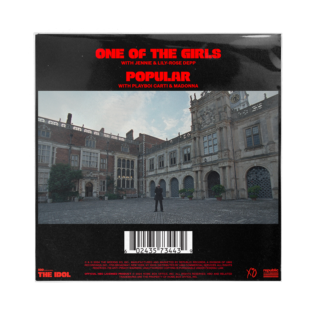 The Weeknd - ONE OF THE GIRLS + POPULAR - VINYLE 7”