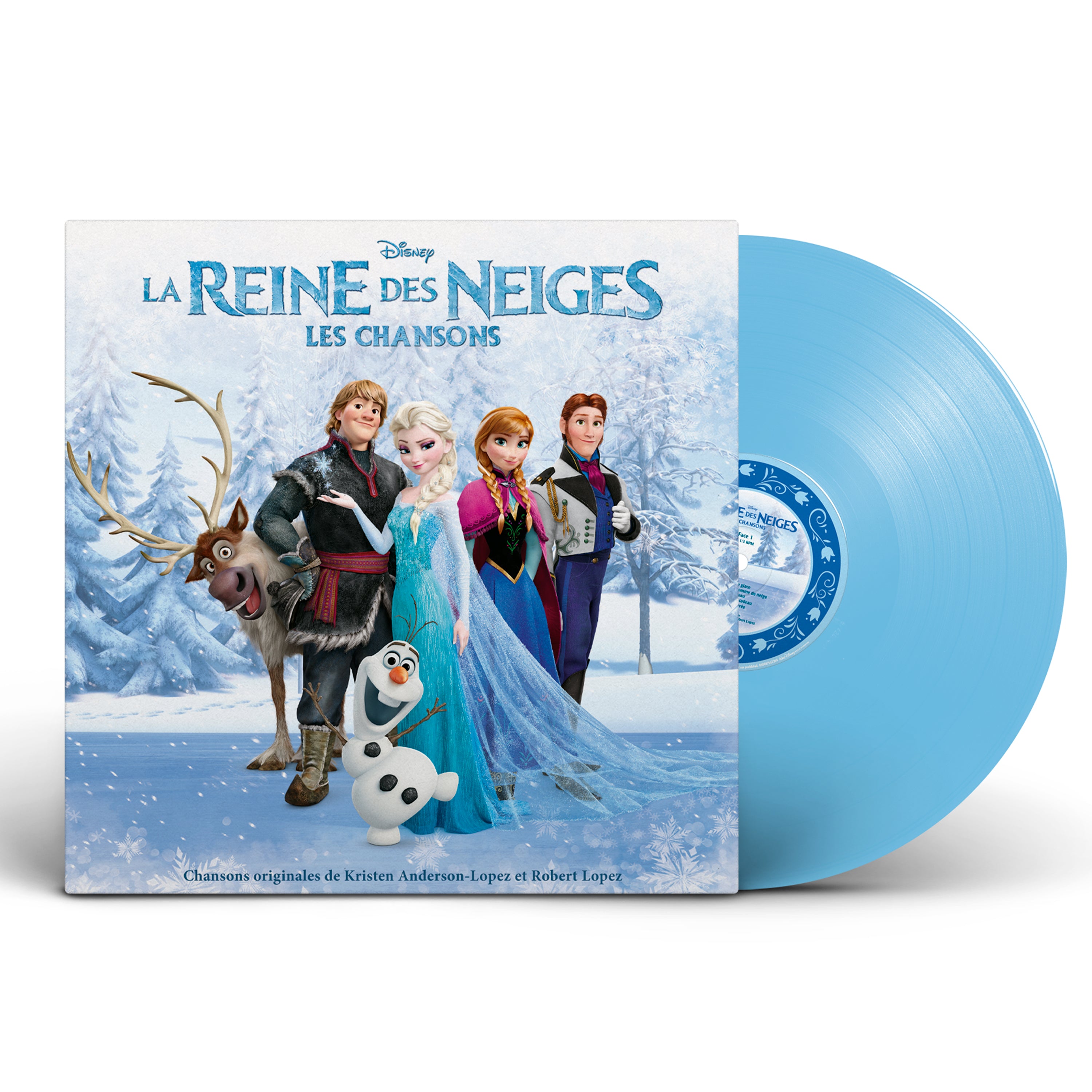 La Reine des Neiges - Les Chansons - Vinyle Bleu Opaque