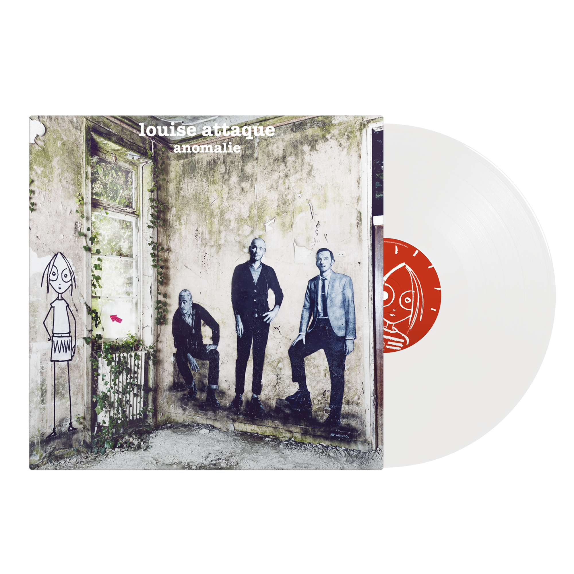 Louise Attaque - Vinyle Couleur - Réédition 10 ans "Anomalie" + Carte dédicacée