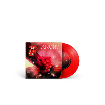 The Rolling Stones - Angry - 45T rouge