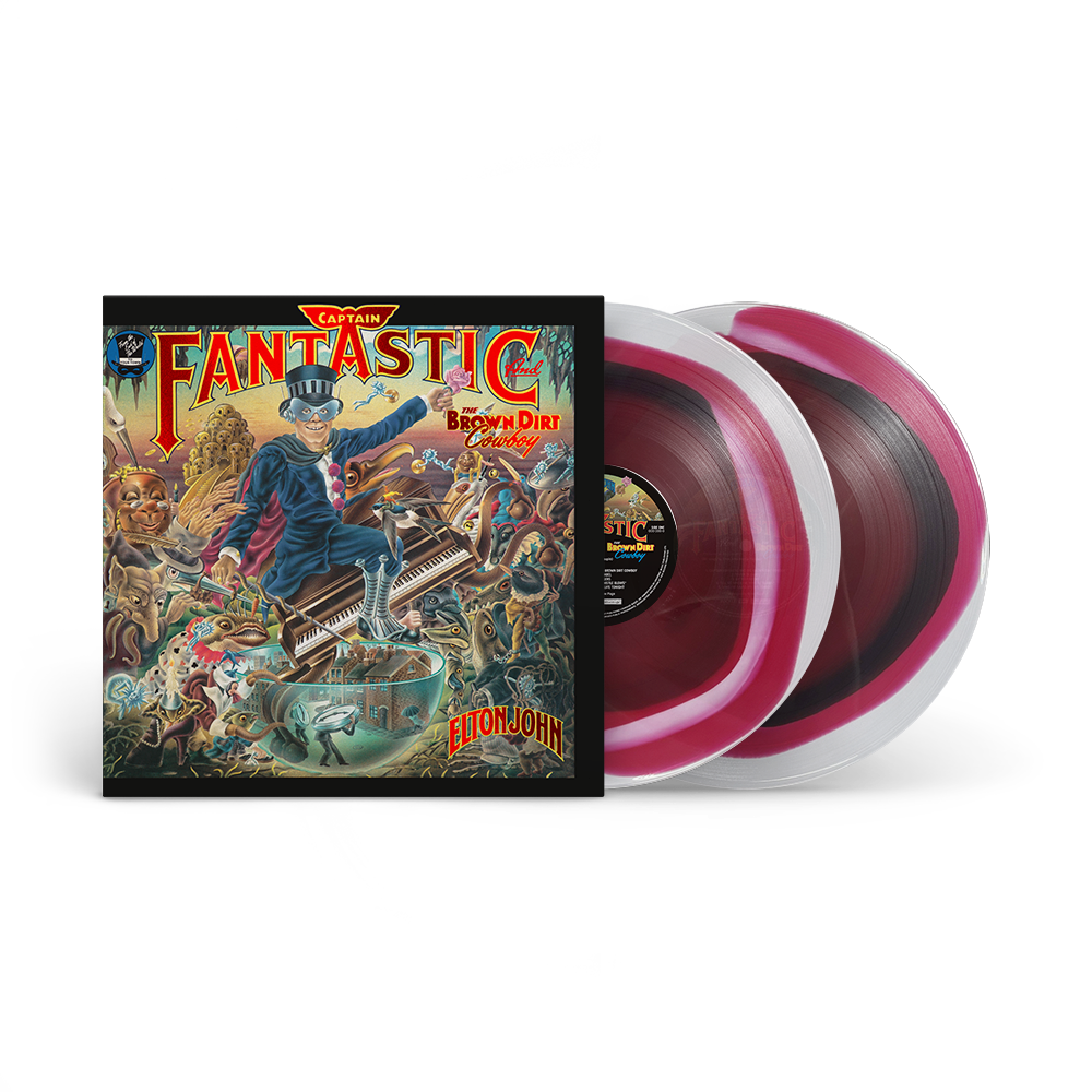 Elton John - Captain Fantastic And The Brown Dirt Cowboy (50th Anniversary Edition) - Double Vinyle Tricolore