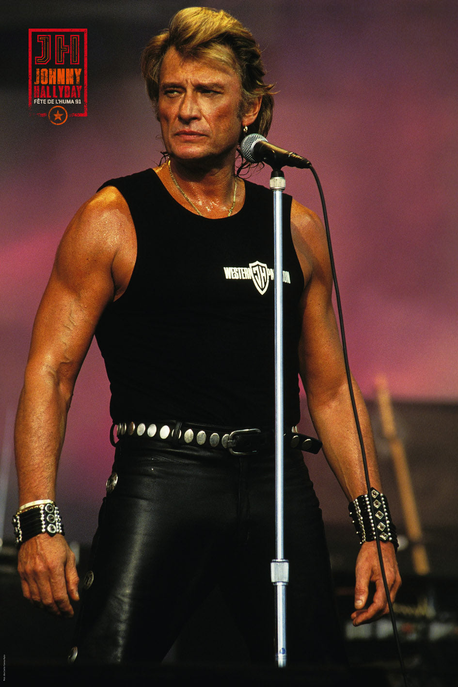 Johnny Hallyday - Fête de l'Huma 91 - Double vinyle limité et numéroté