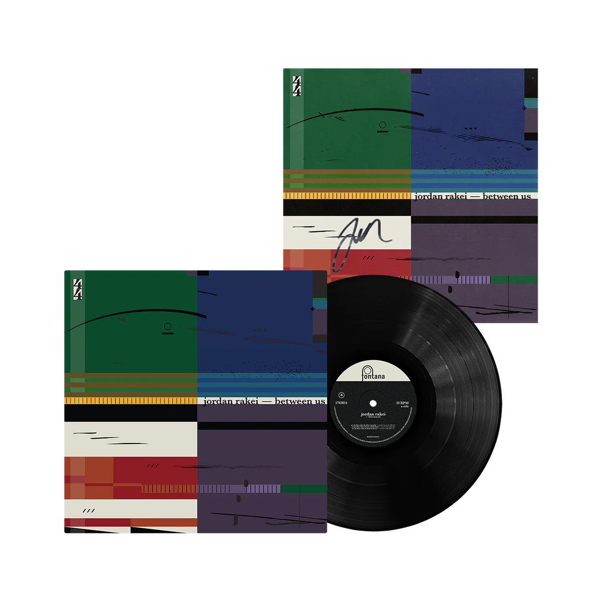 Jordan Rakei - Between Us - Vinyle + Carte dédicacée