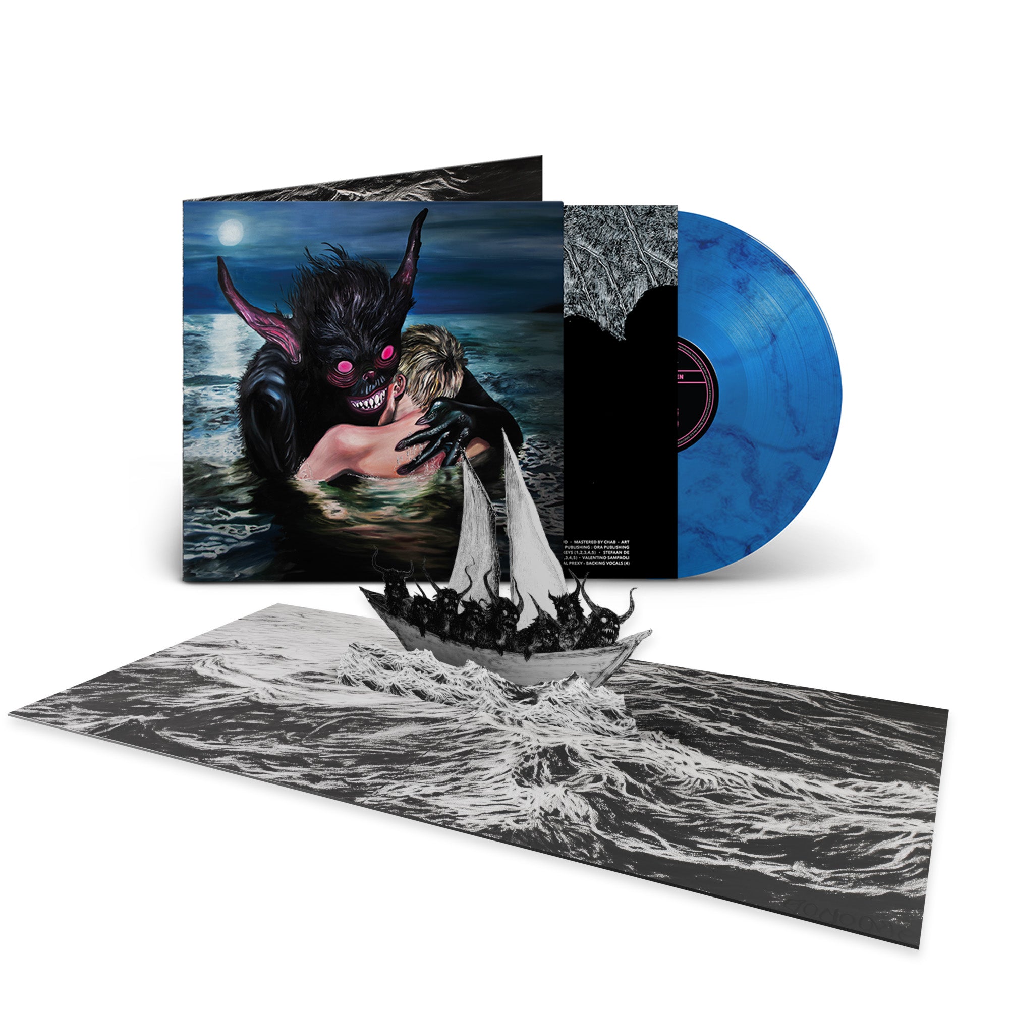 JAN VERSTRAETEN - SIGNED LIMITED EDITION- POP-UP AND COLORED MARBLED VINYL - SAILOR GETS SEASICK TOO