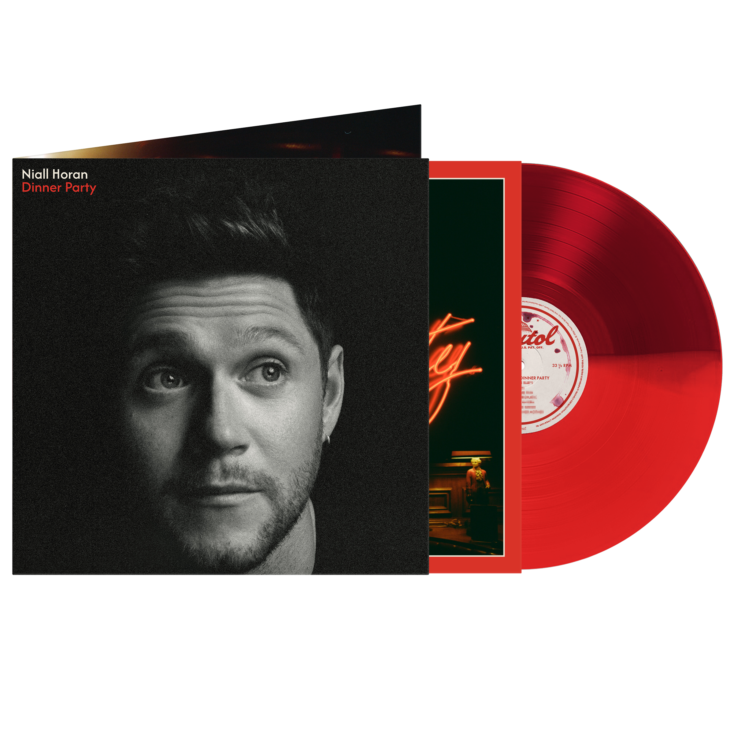 Niall Horan - Dinner Party - Vinyle Deluxe 'Red Booth Edition' + Carte dédicacée