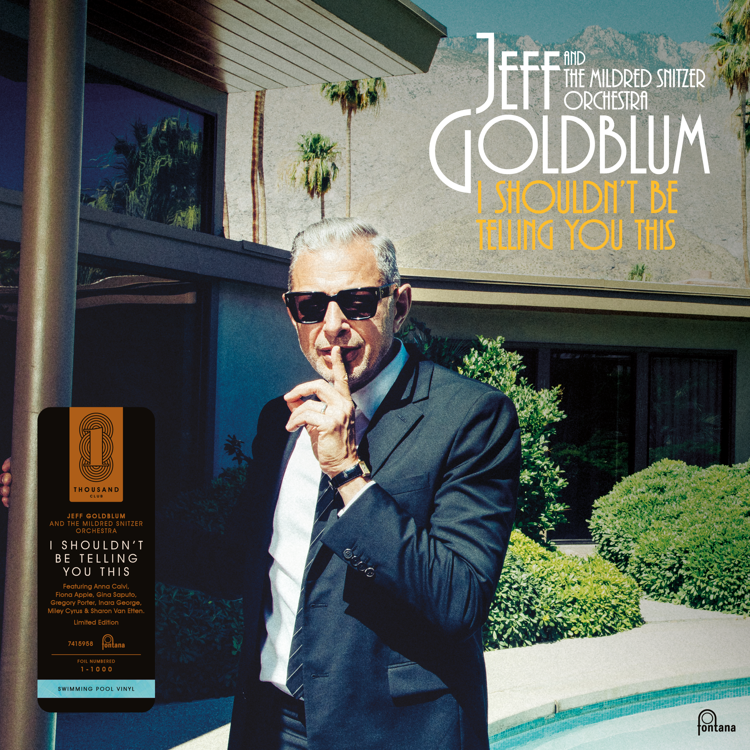 Jeff Goldblum & The Mildred Snitzer Orchestra - I Shouldn’t Be Telling You This - Vinyle Marbré Exclusif