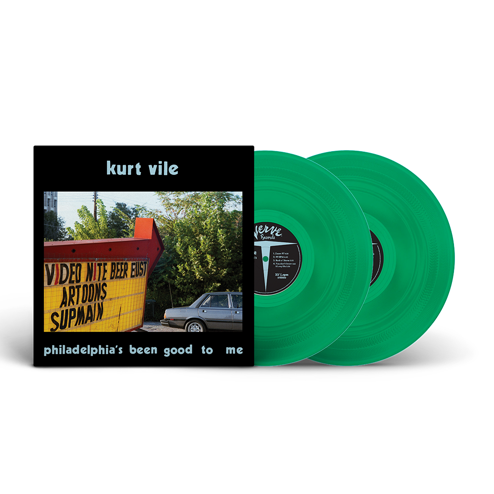 Kurt Vile - Philadelphia's been good to me - Double Vinyle Vert 'Wissahickon'
