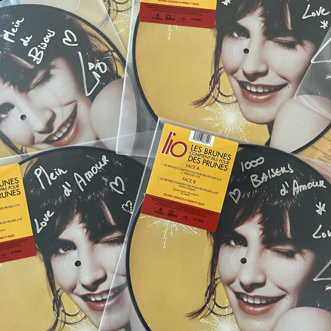 Lio - Les Brunes Comptent Pas Pour Des Prunes - Maxi 45T Picture Disc Dédicacé