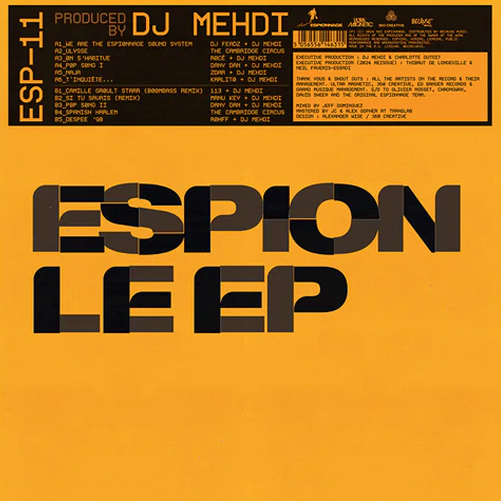 DJ Mehdi - Espion le EP - Vinyle transparent