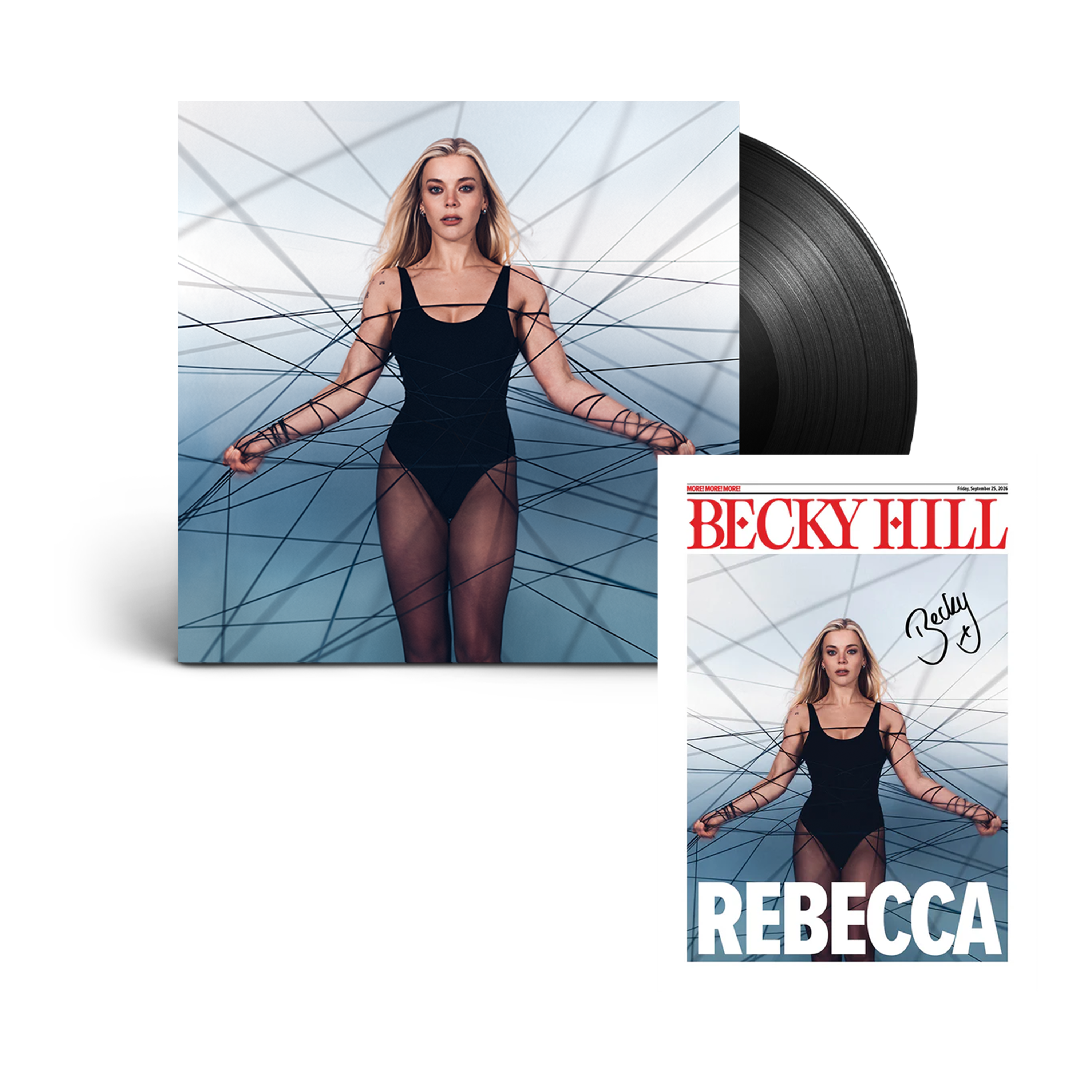 Becky Hill - REBECCA - Vinyle + Artcard dédicacée