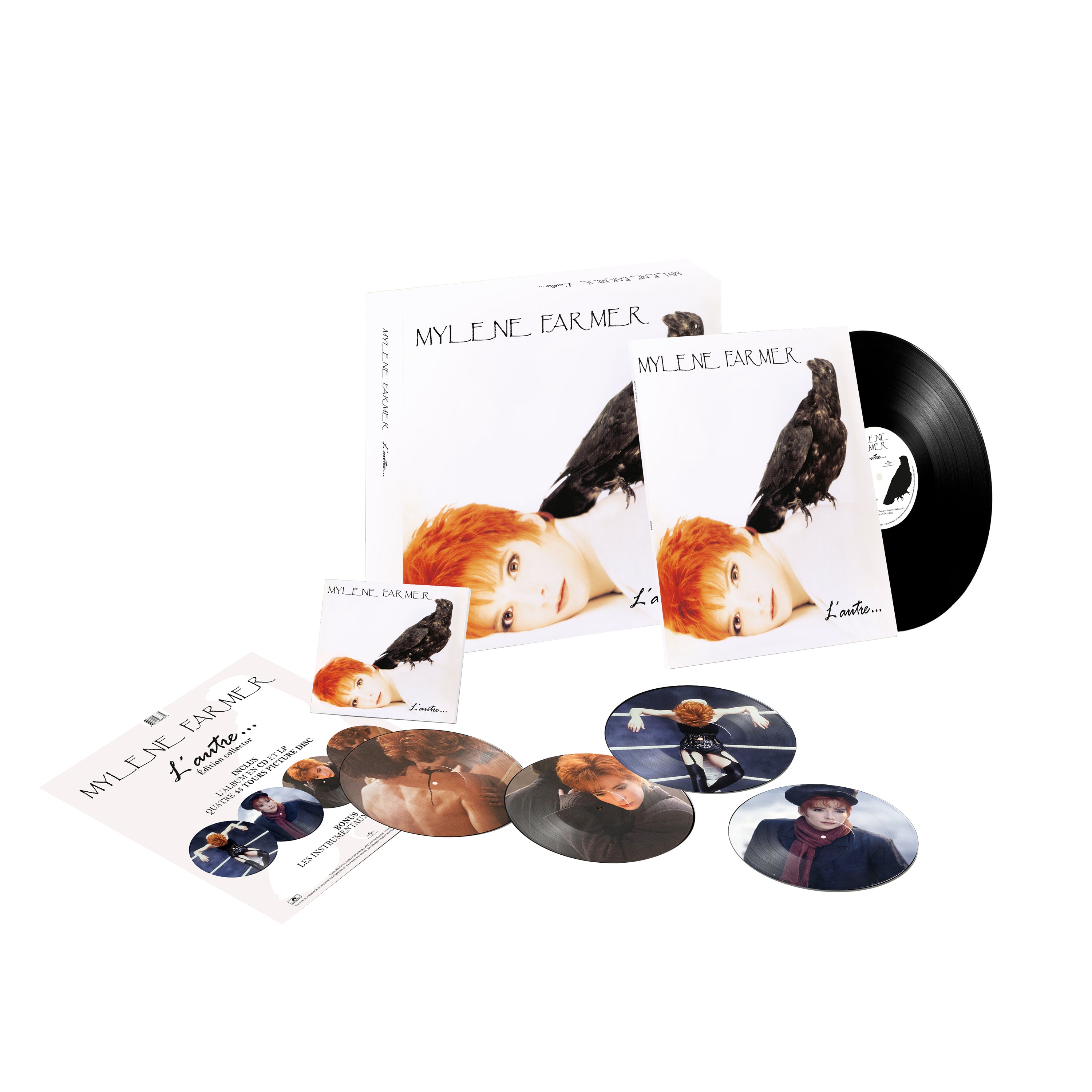 Mylène Farmer - L'Autre - Coffret Collector - 1 Double CD + 1LP + 4 –  VinylCollector Official FR