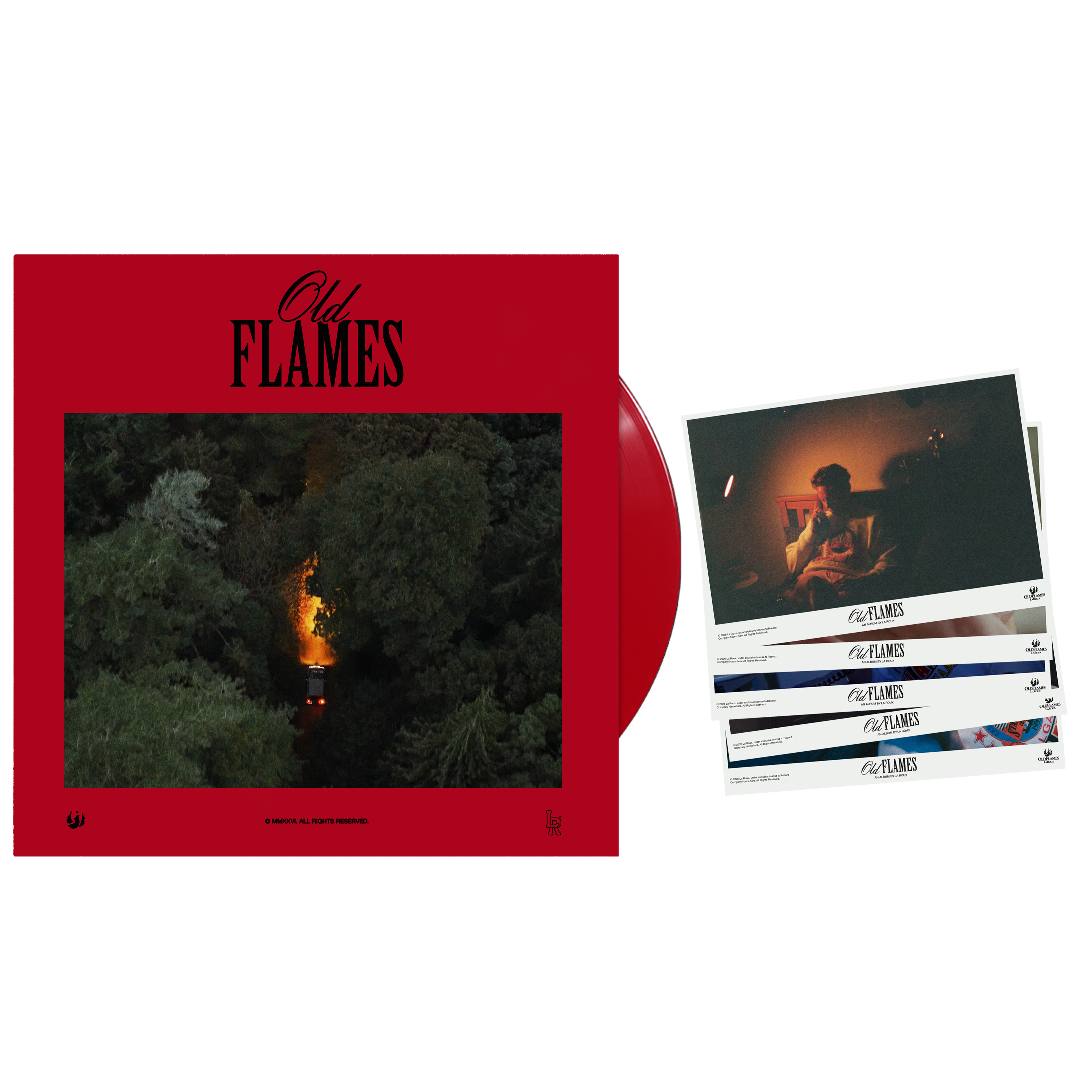 La Roux - Old Flames - Vinyle Rouge + Artcard dédicacée