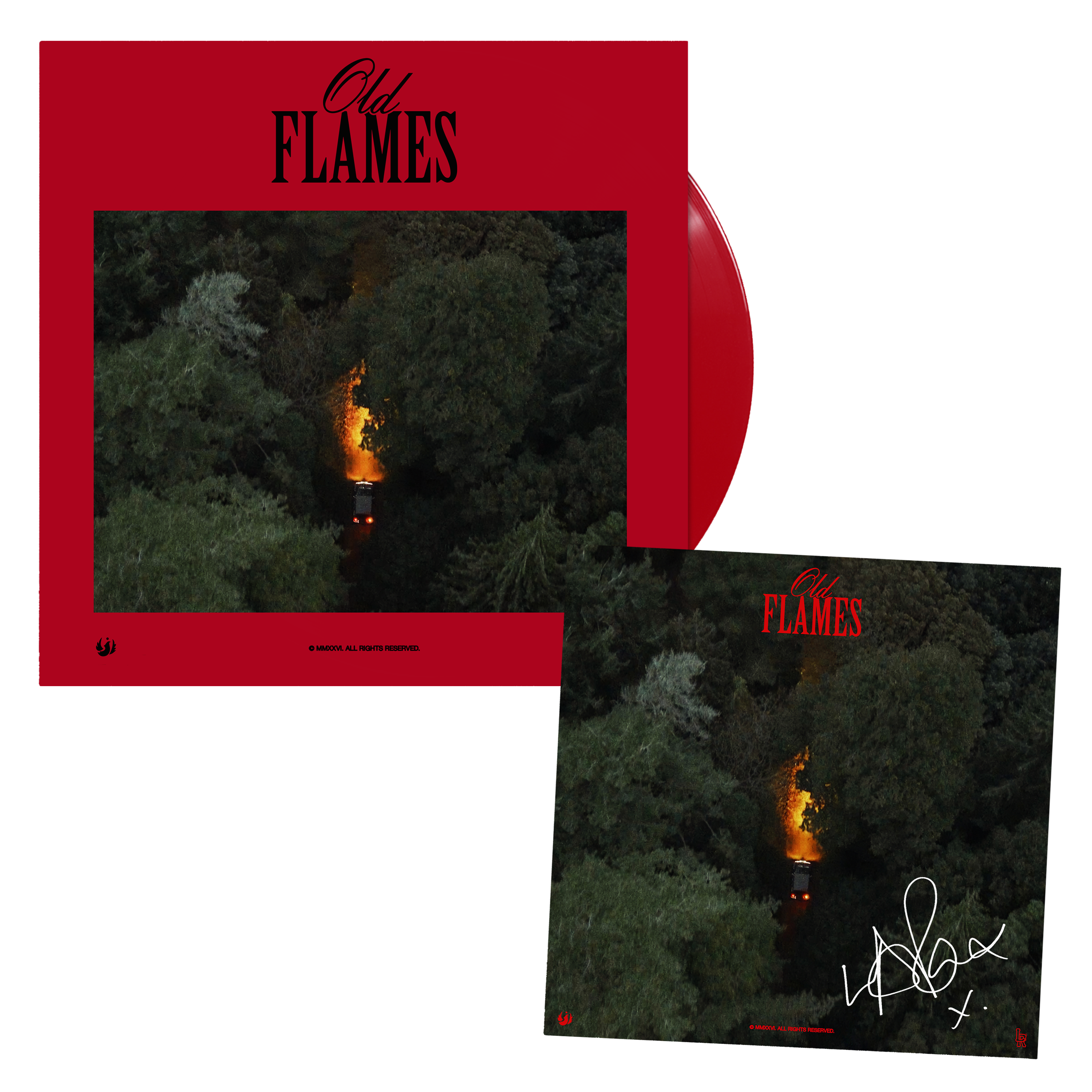 La Roux - Old Flames - Vinyle Rouge + Artcard dédicacée