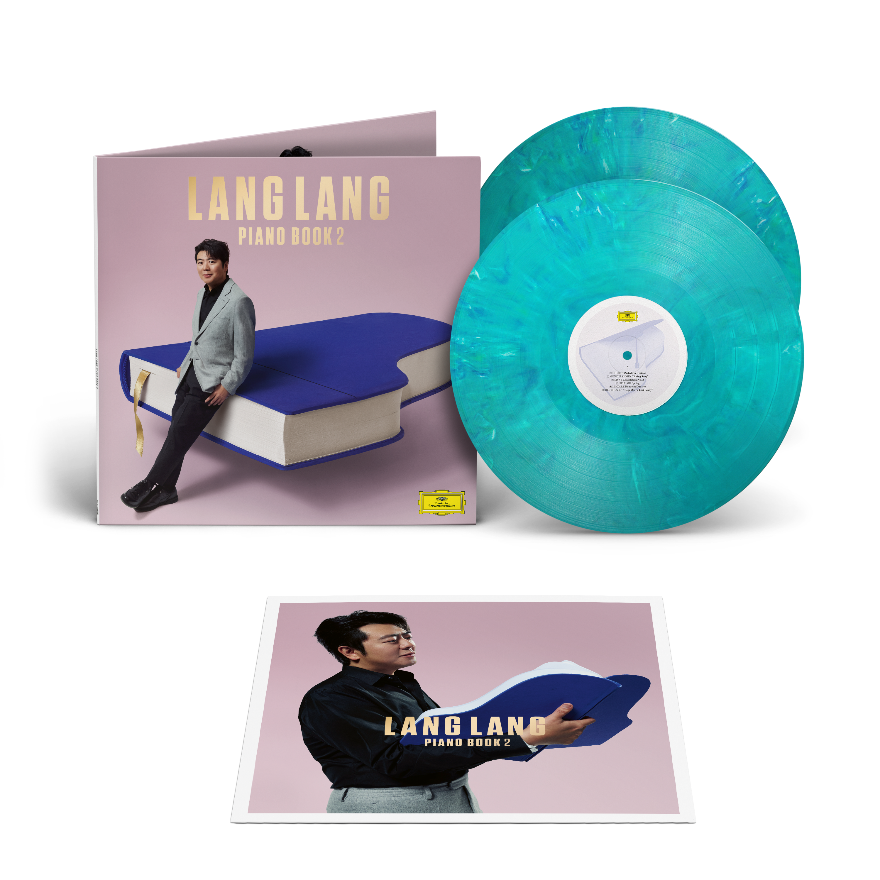 Lang Lang - Piano Book 2 - Double Vinyle marbré + Carte dédicacée