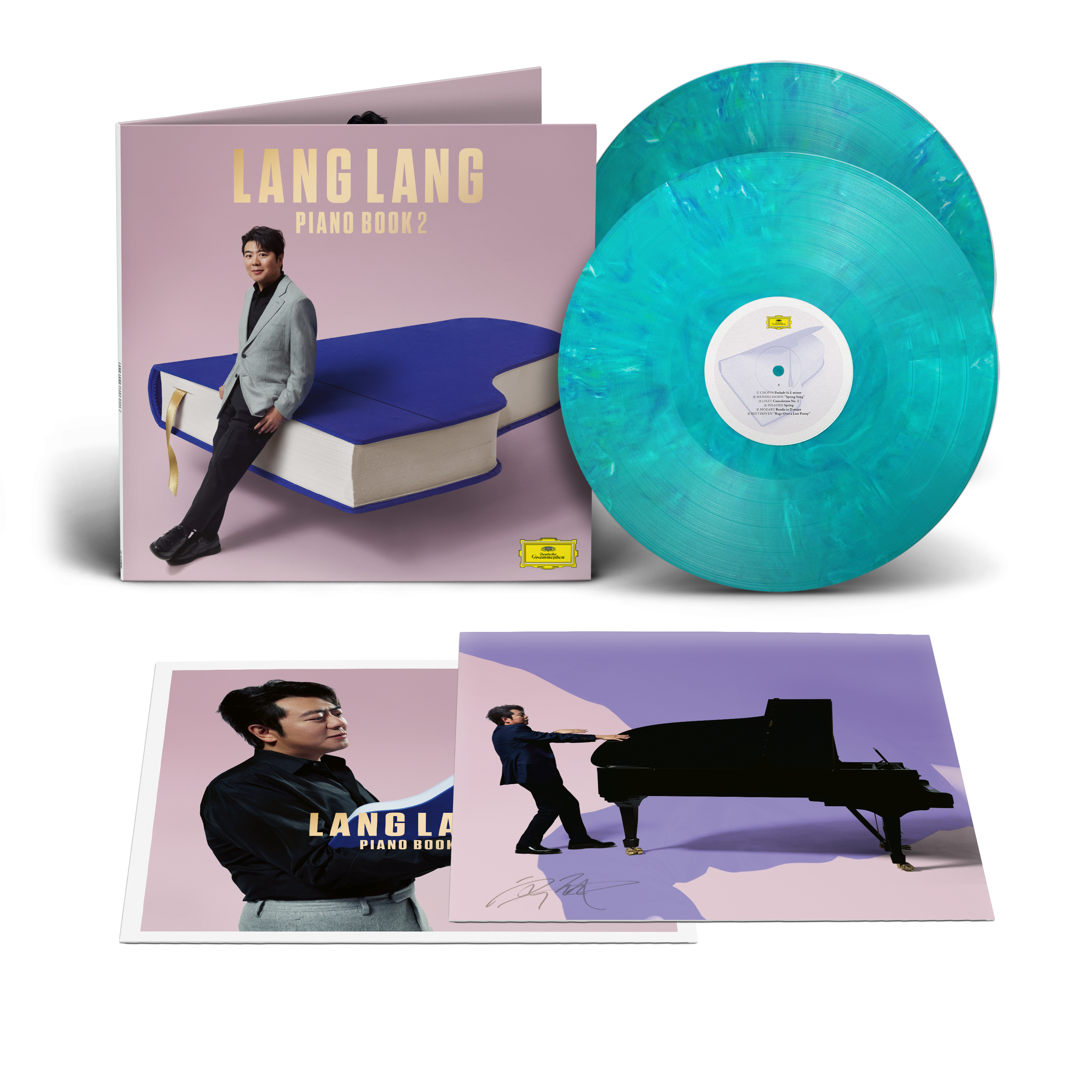 Lang Lang - Piano Book 2 - Double Vinyle marbré + Carte dédicacée