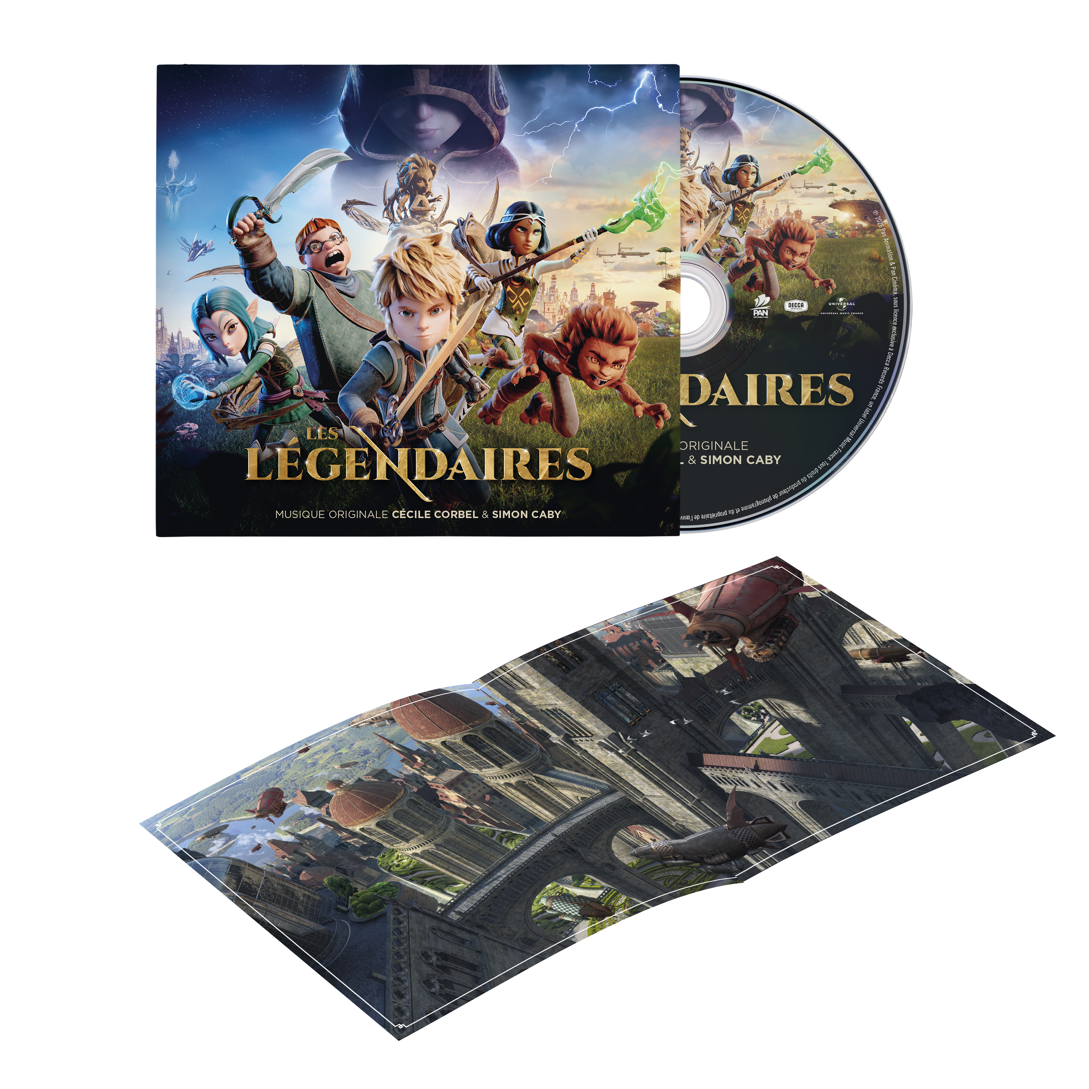 BO Les Légendaires - Pack exclusif CD + Le roman du film + Le grand cahier d'énigmes et de jeux du film