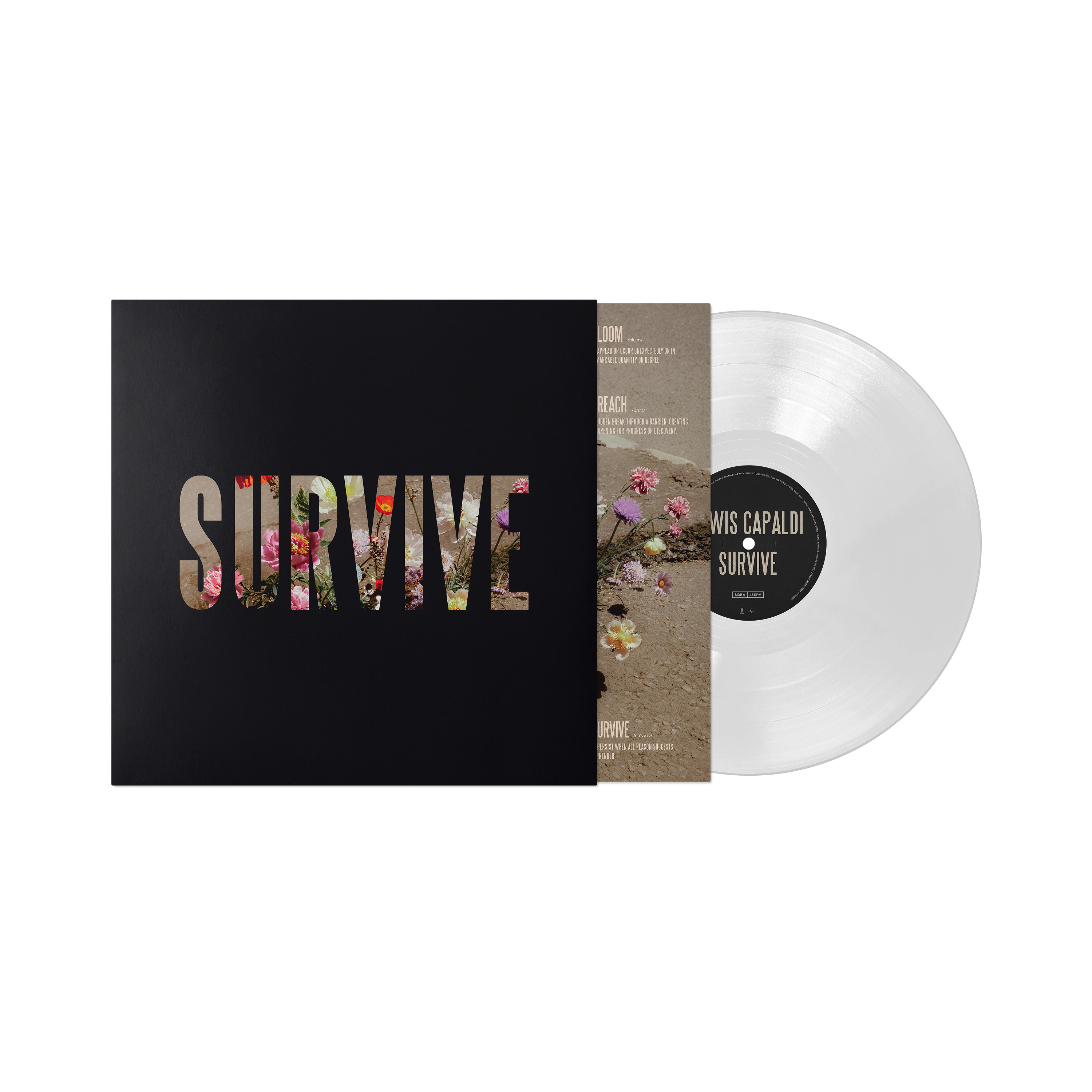 Lewis Capaldi - Survive EP - Vinyle Transparent