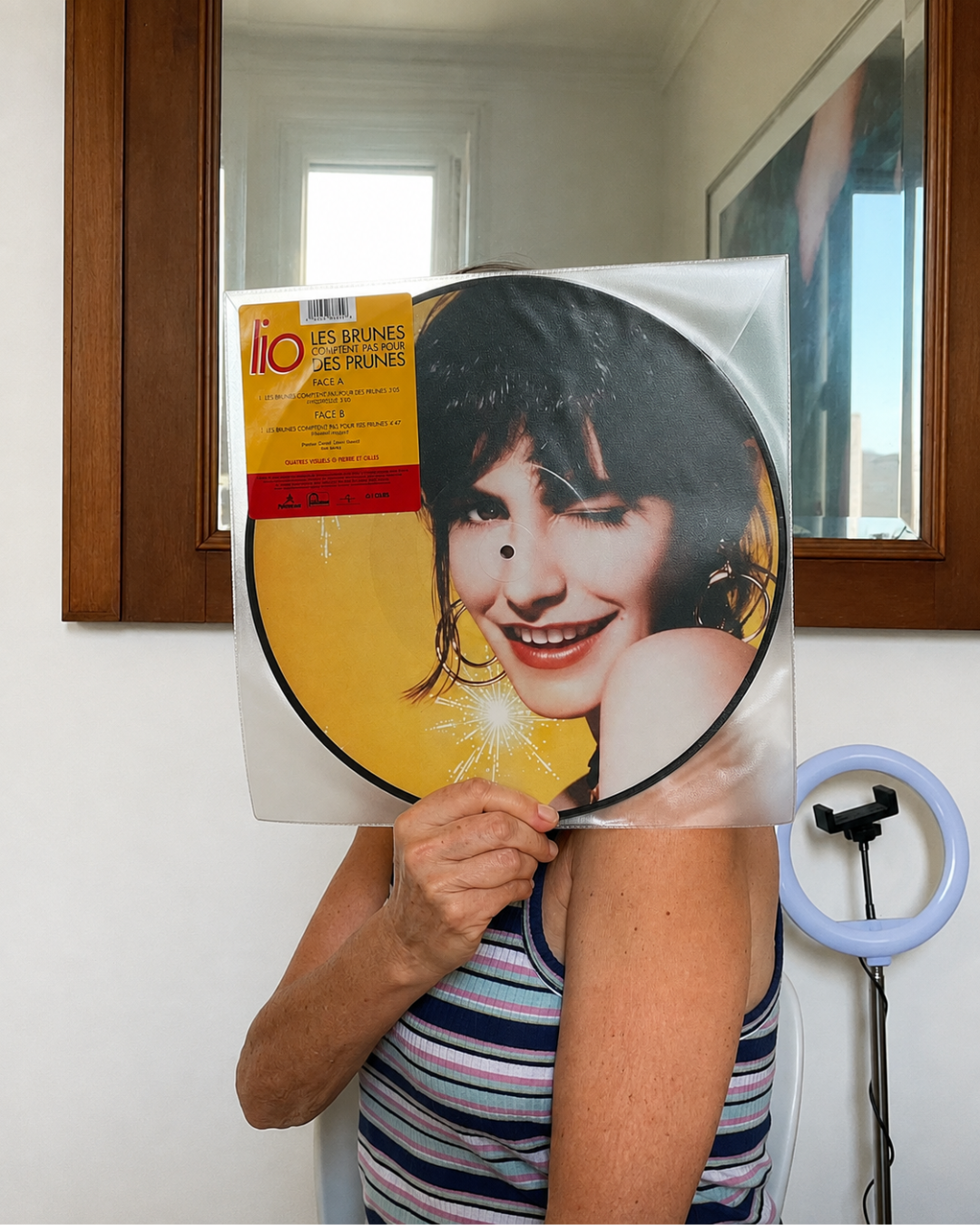 Lio - Les Brunes Comptent Pas Pour Des Prunes - Maxi 45T Picture Disc Dédicacé