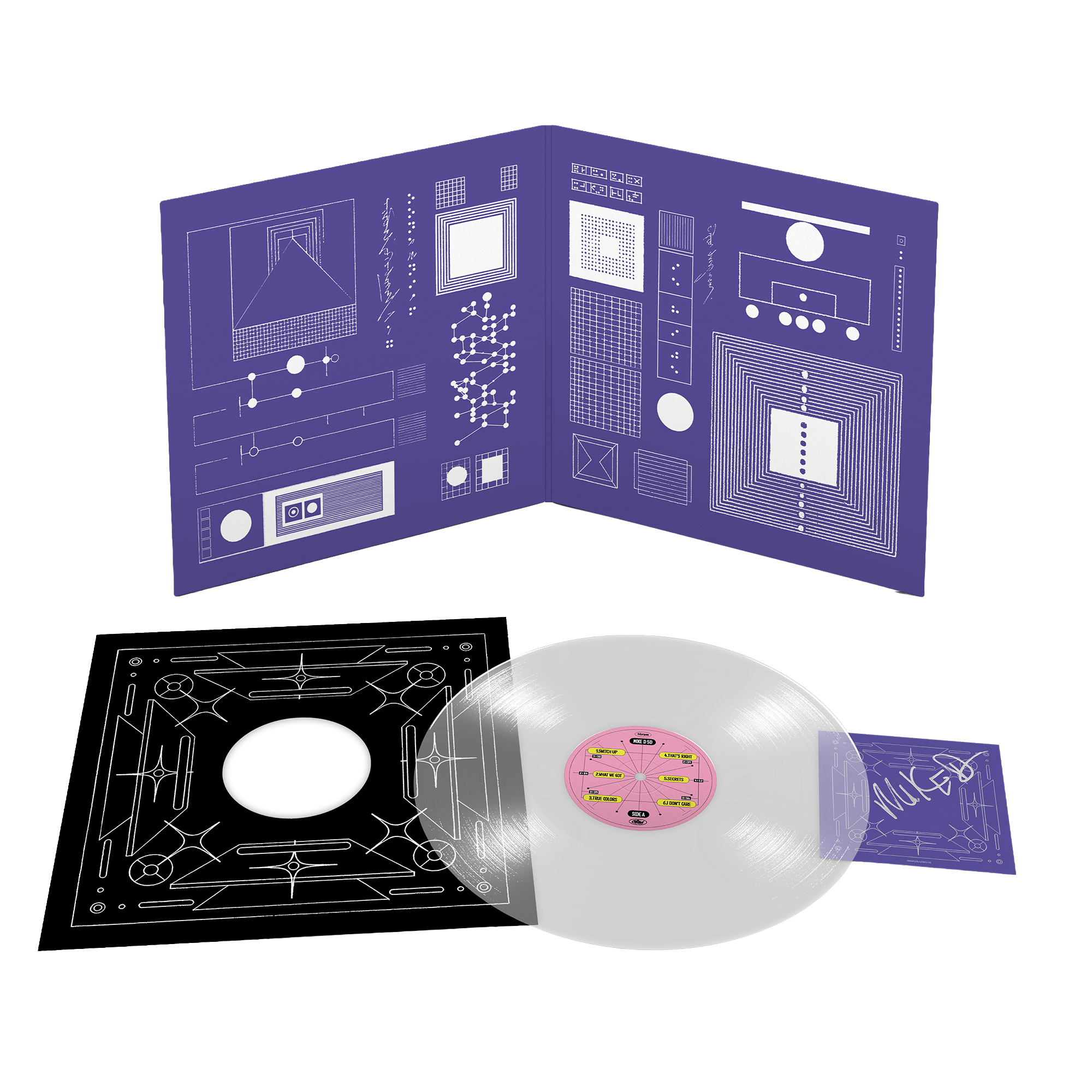 Mike D - Thank You - Vinyle Transparent + Artcard dédicacée
