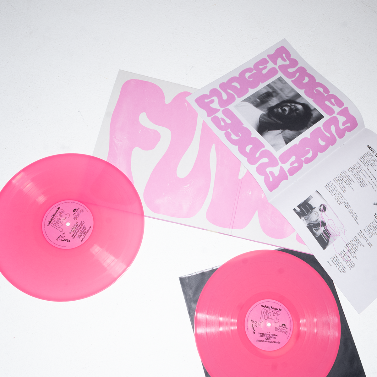 Michael Kiwanuka - FUDGE - Double Vinyle Rose (Exclusivité store)