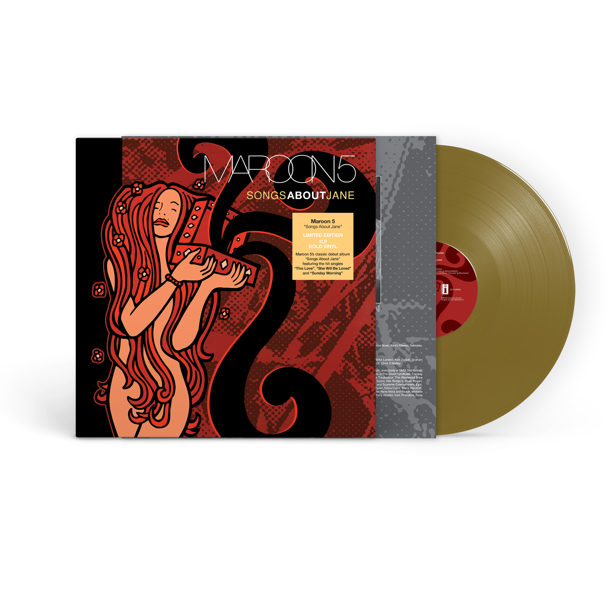 Maroon 5 - Songs About Jane - Vinyle Doré