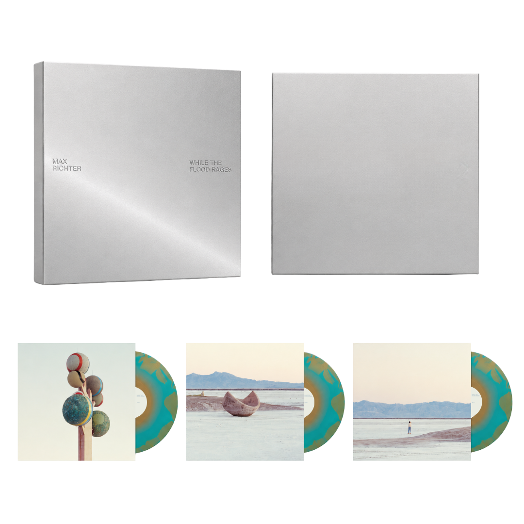 Max Richter - While The Flood Rages - Coffret 3LP avec vinyles colorés « Ink Spot »