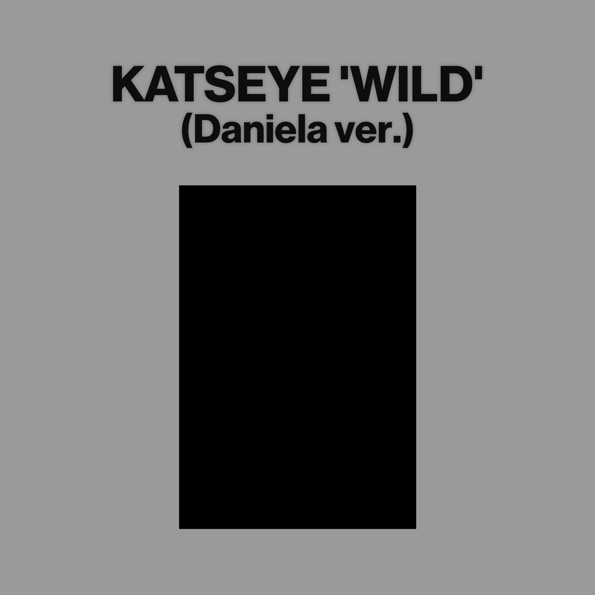 KATSEYE - WILD (Daniela ver.) - CD