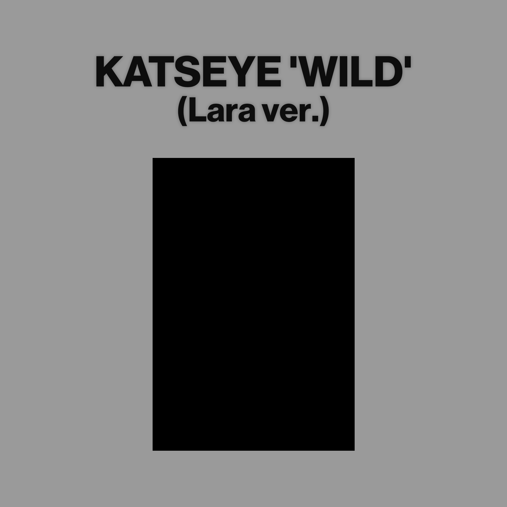 KATSEYE - WILD (Lara ver.) - CD