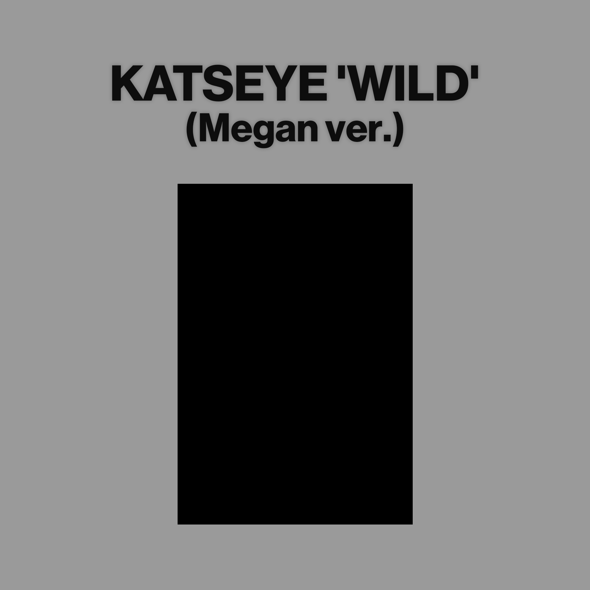 KATSEYE - WILD (Megan ver.) - CD