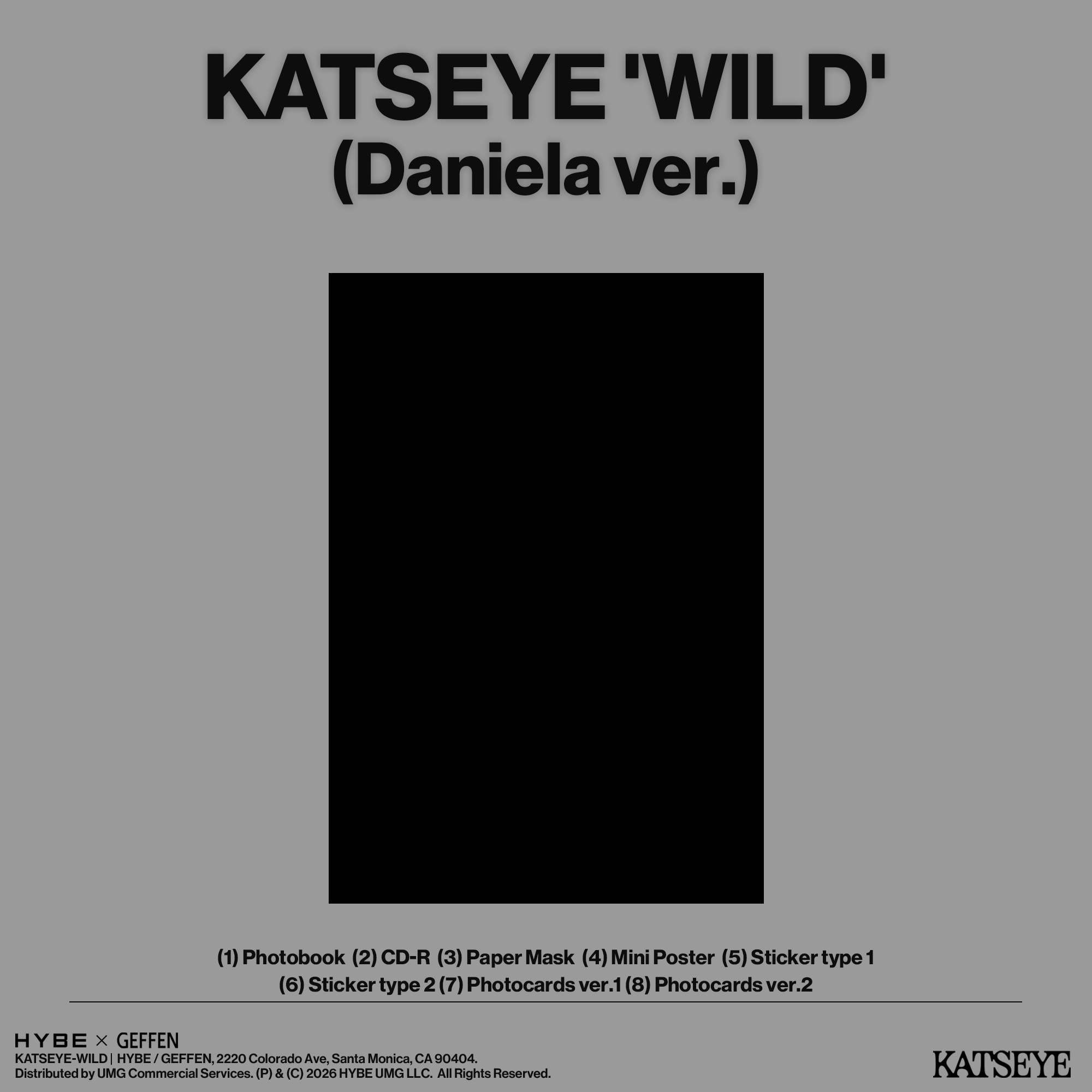 KATSEYE - WILD (Daniela ver.) - CD