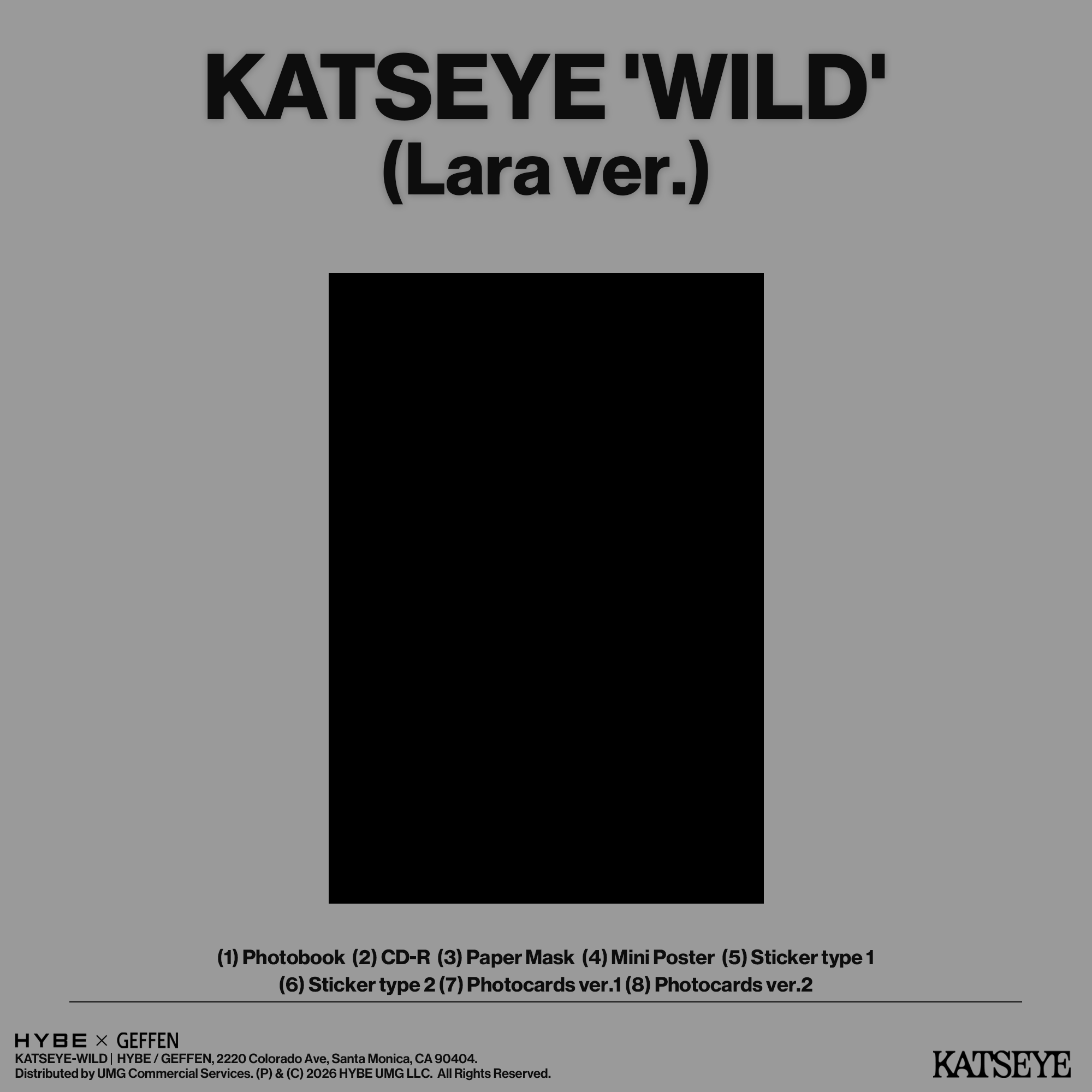 KATSEYE - WILD (Lara ver.) - CD