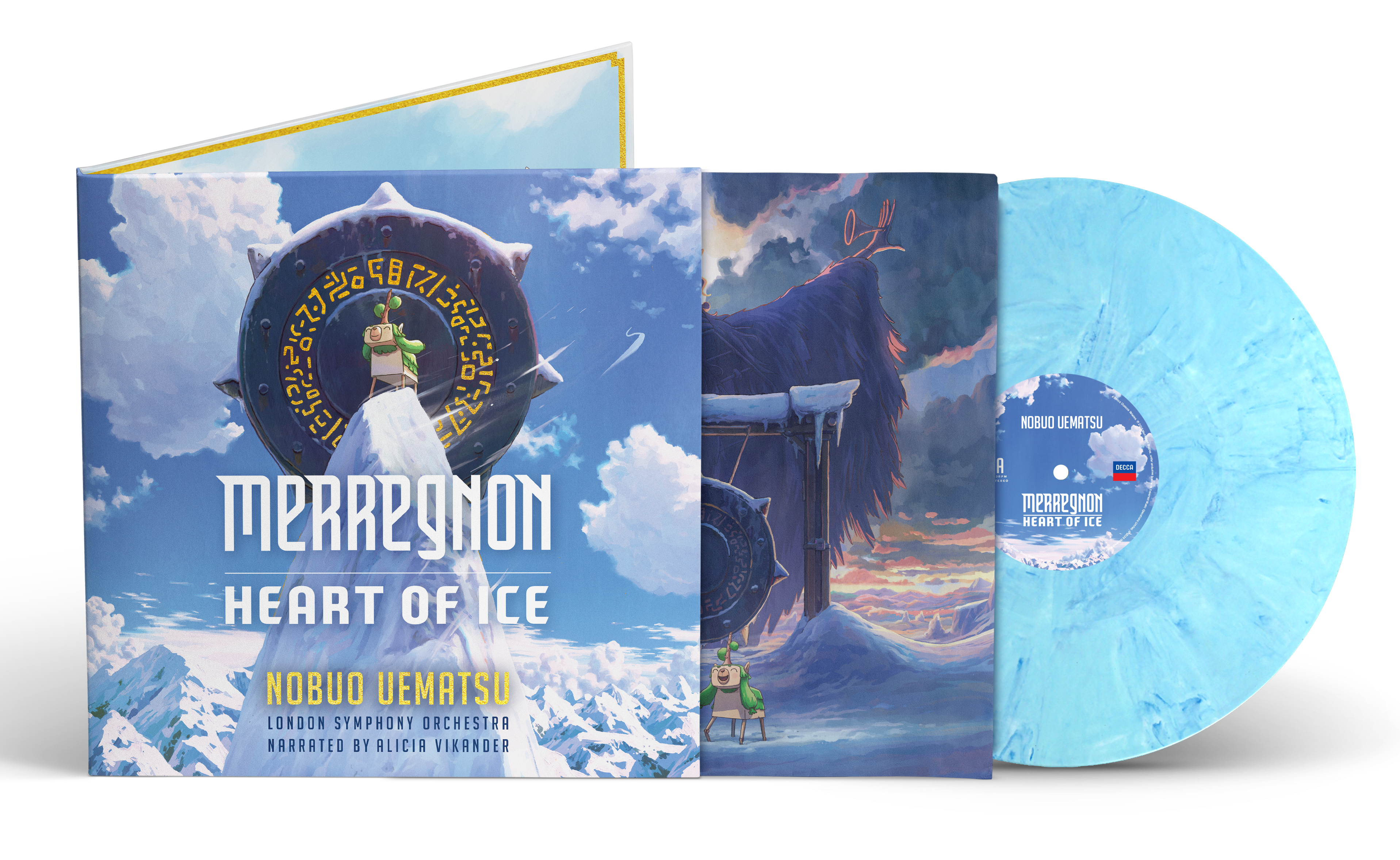 Nobuo Uematsu, London Symphony Orchestra, Eckehard Stier, Alicia Vikander - Merregnon: Heart of Ice - Vinyle Couleur 'Ice'