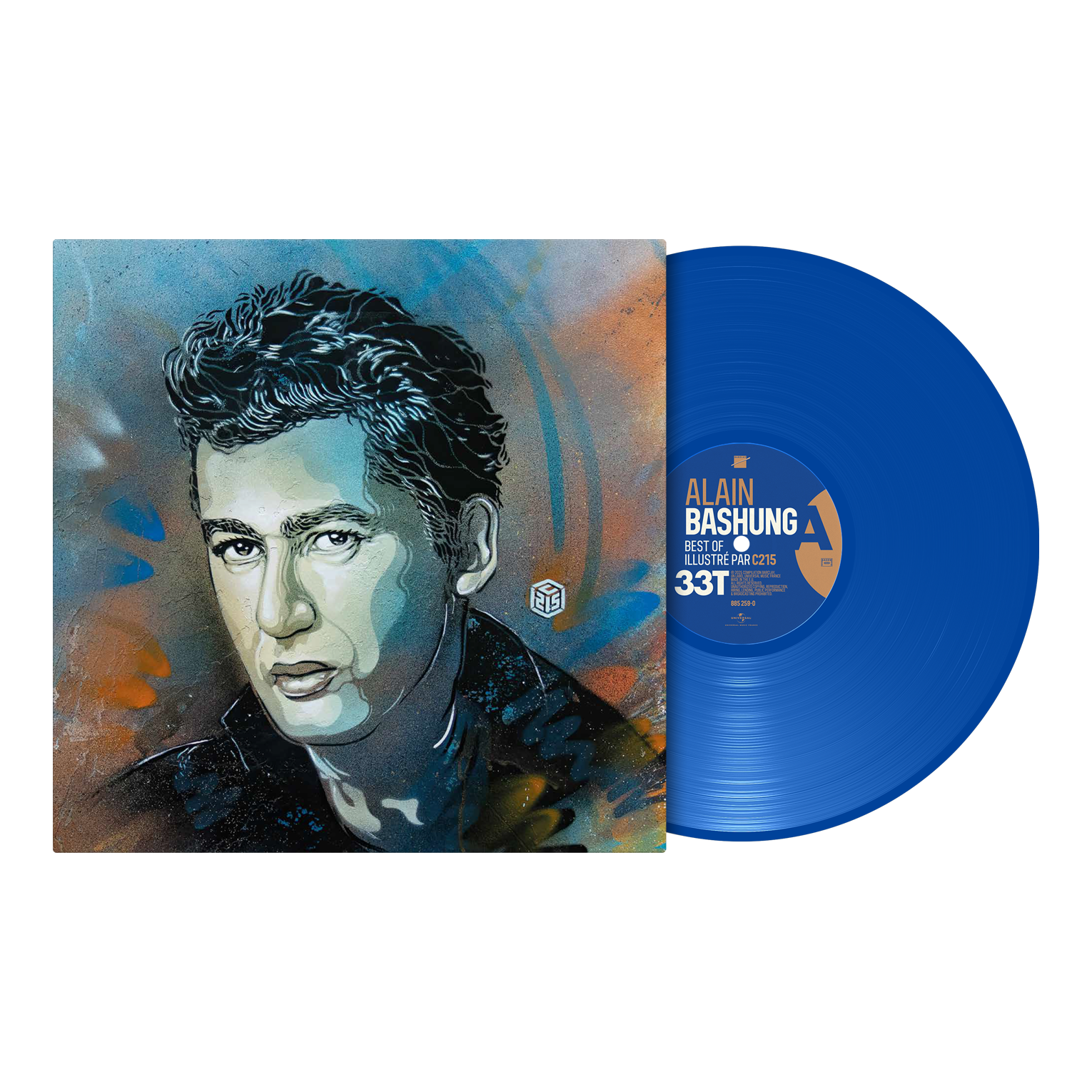 Alain Bashung - Best of Collection C215 - Vinyle Bleu Dédicacé (Exclusivité Vinyl Collector)
