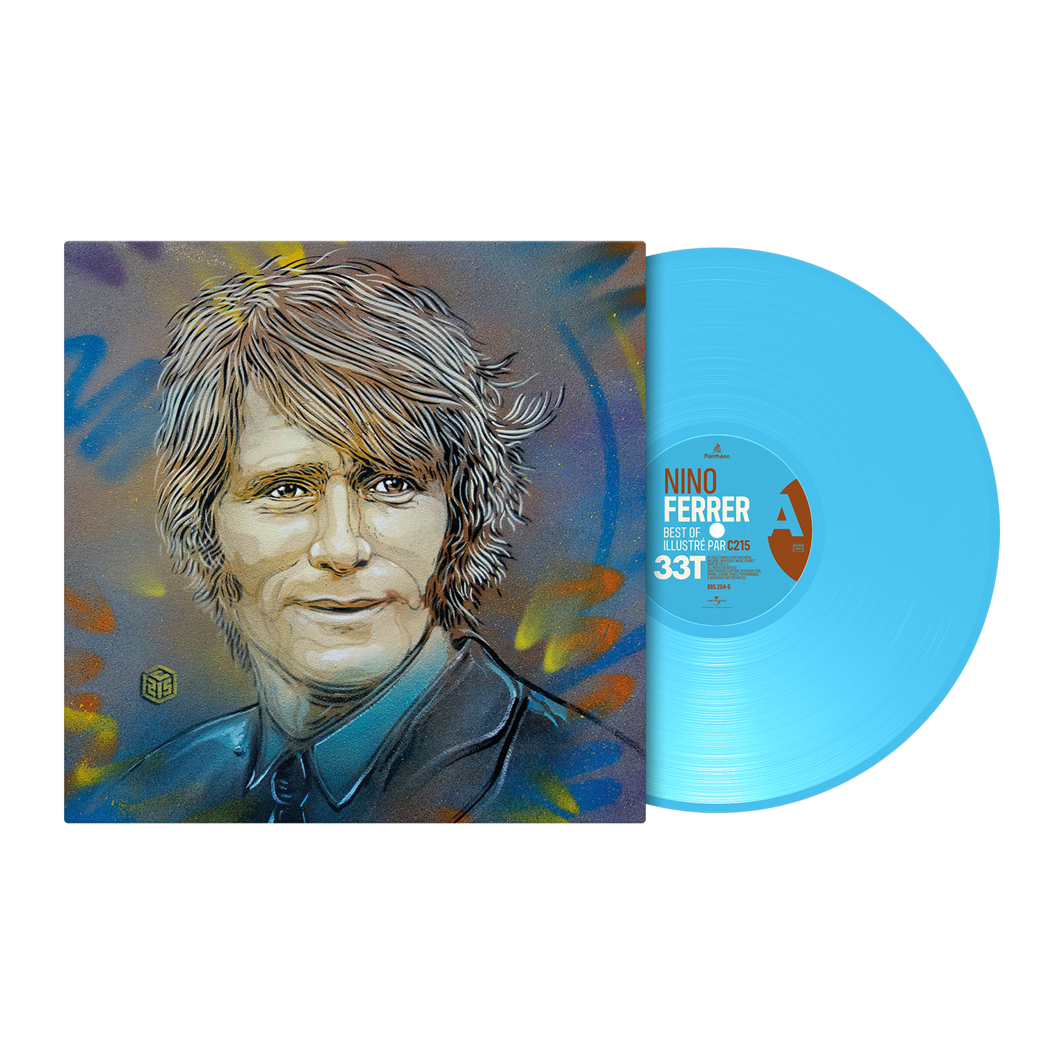 Nino Ferrer - Best of Collection C215 - Vinyle Bleu Dédicacé (Exclusivité Vinyl Collector)