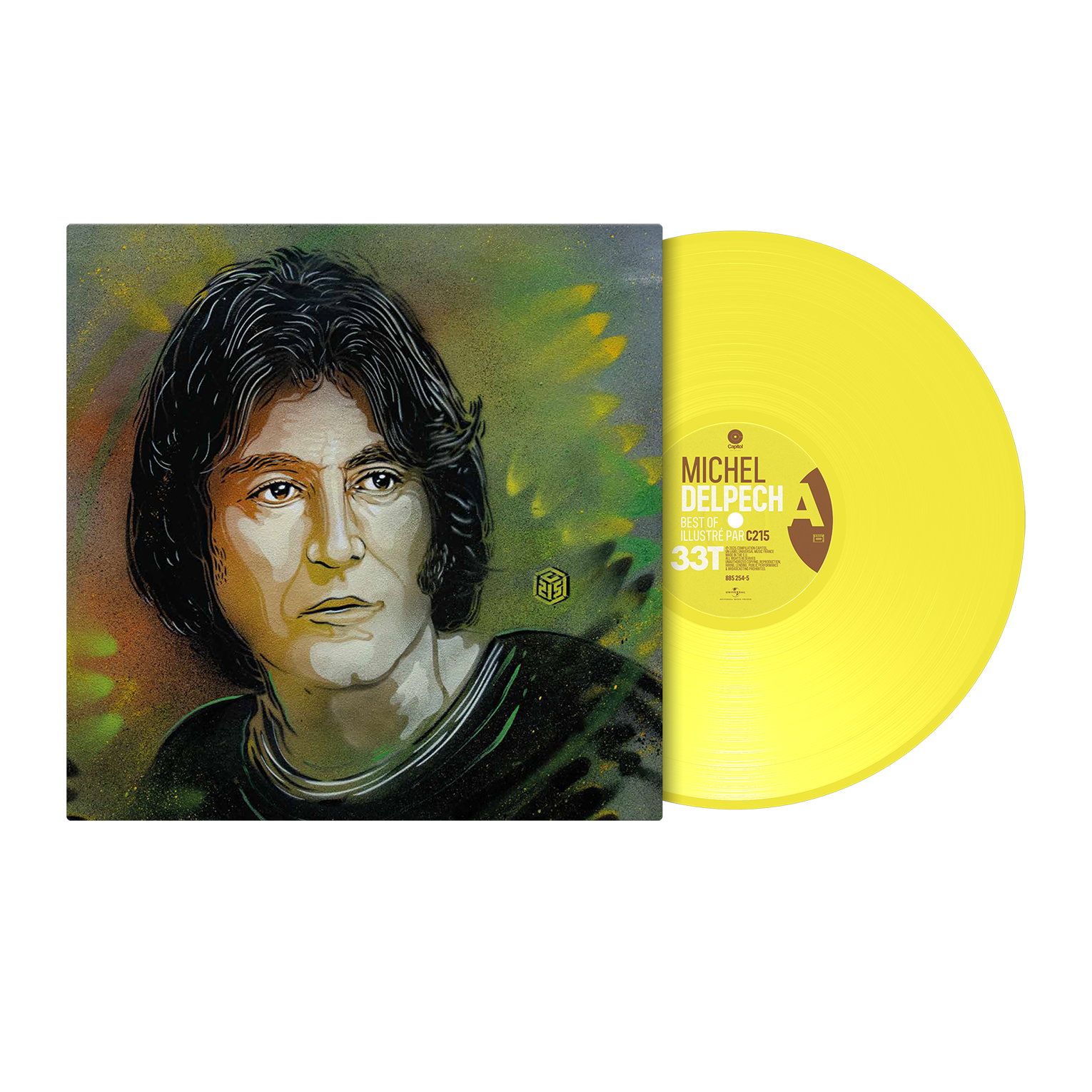 Michel Delpech - Best of Collection C215 - Vinyle Jaune Dédicacé (Exclusivité Vinyl Collector)