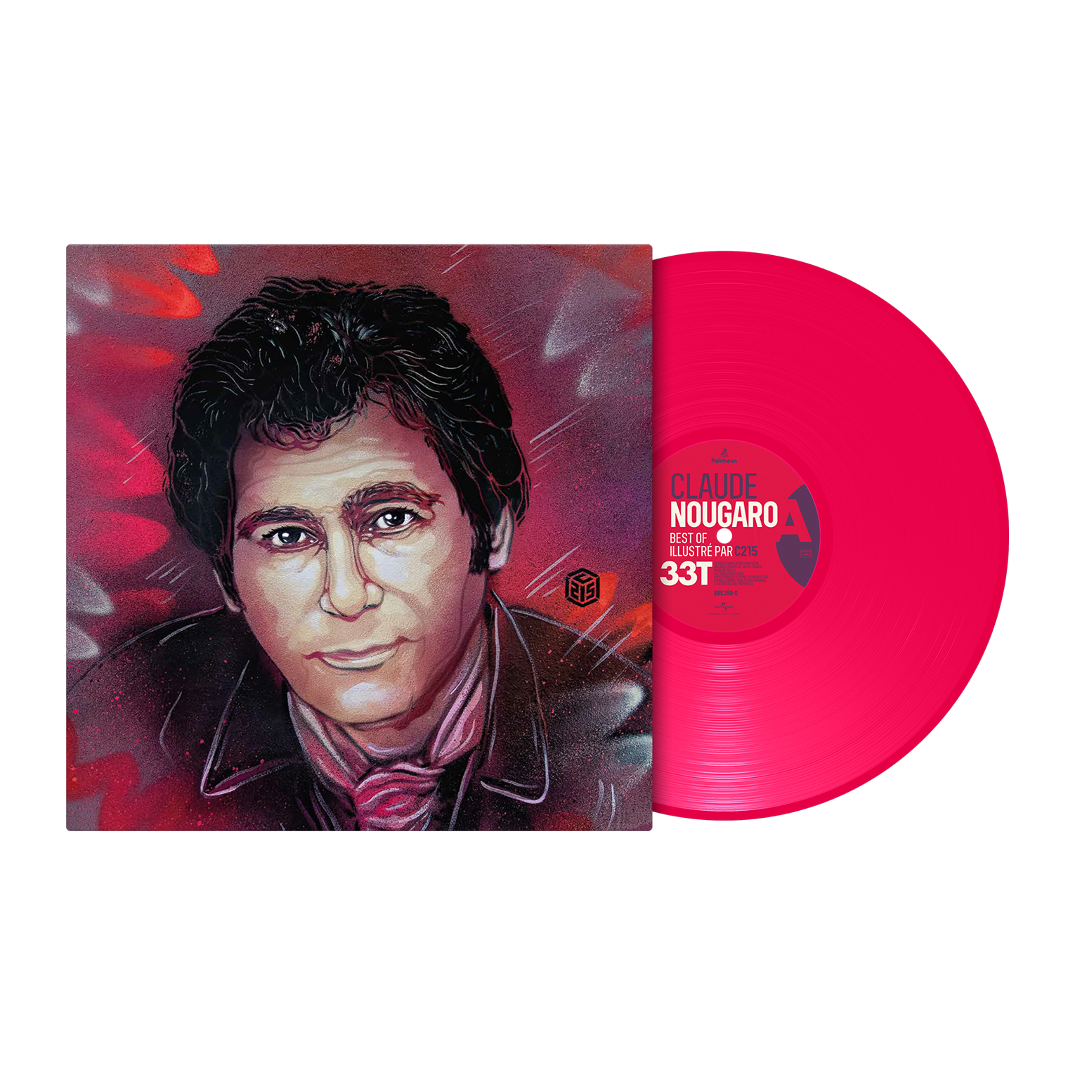 Claude Nougaro - Best of Collection C215 - Vinyle Rose Dédicacé (Exclusivité Vinyl Collector)