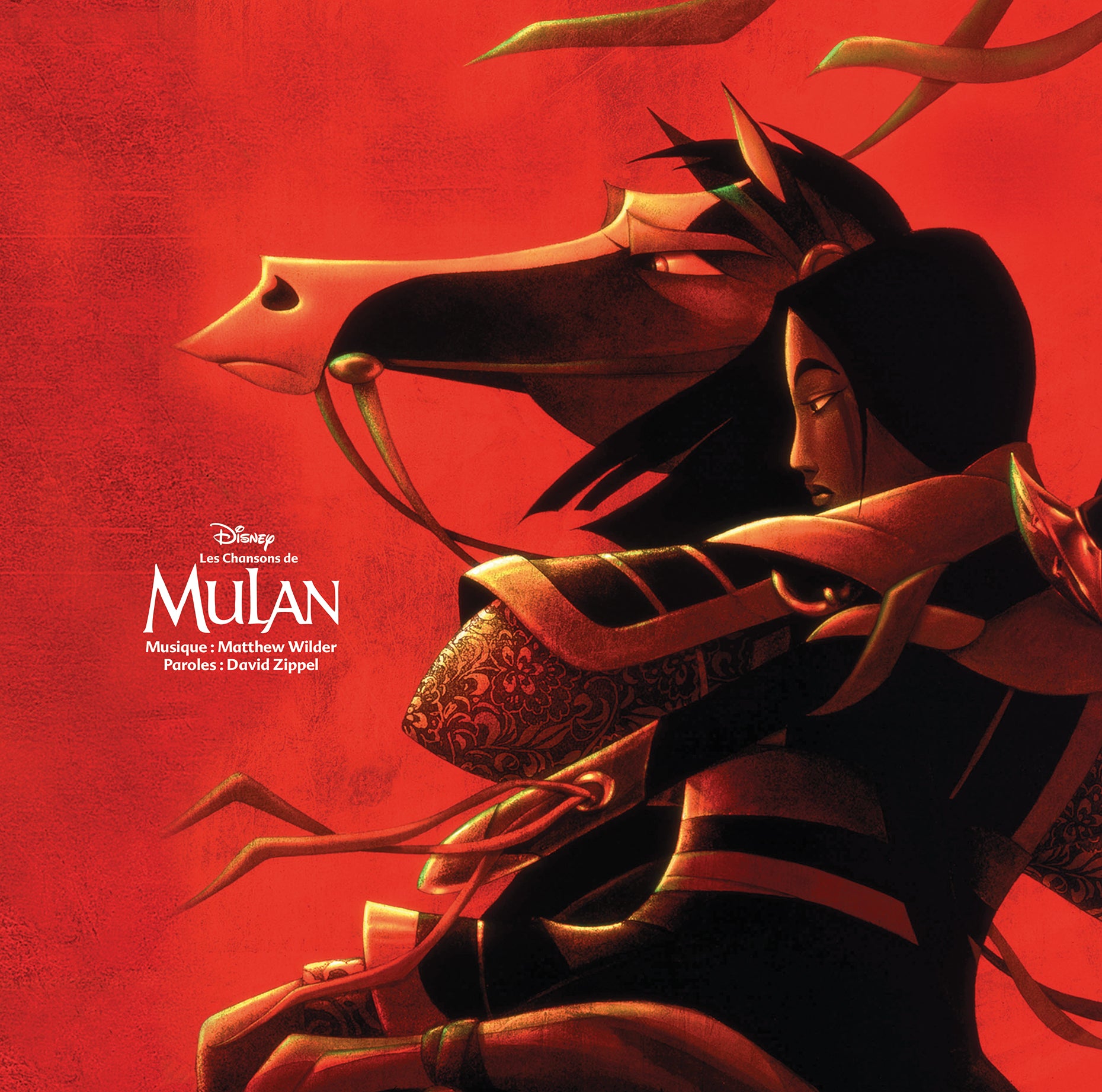 Multi-artistes - Les Chansons de Mulan - VInyle Rouge Transparent
