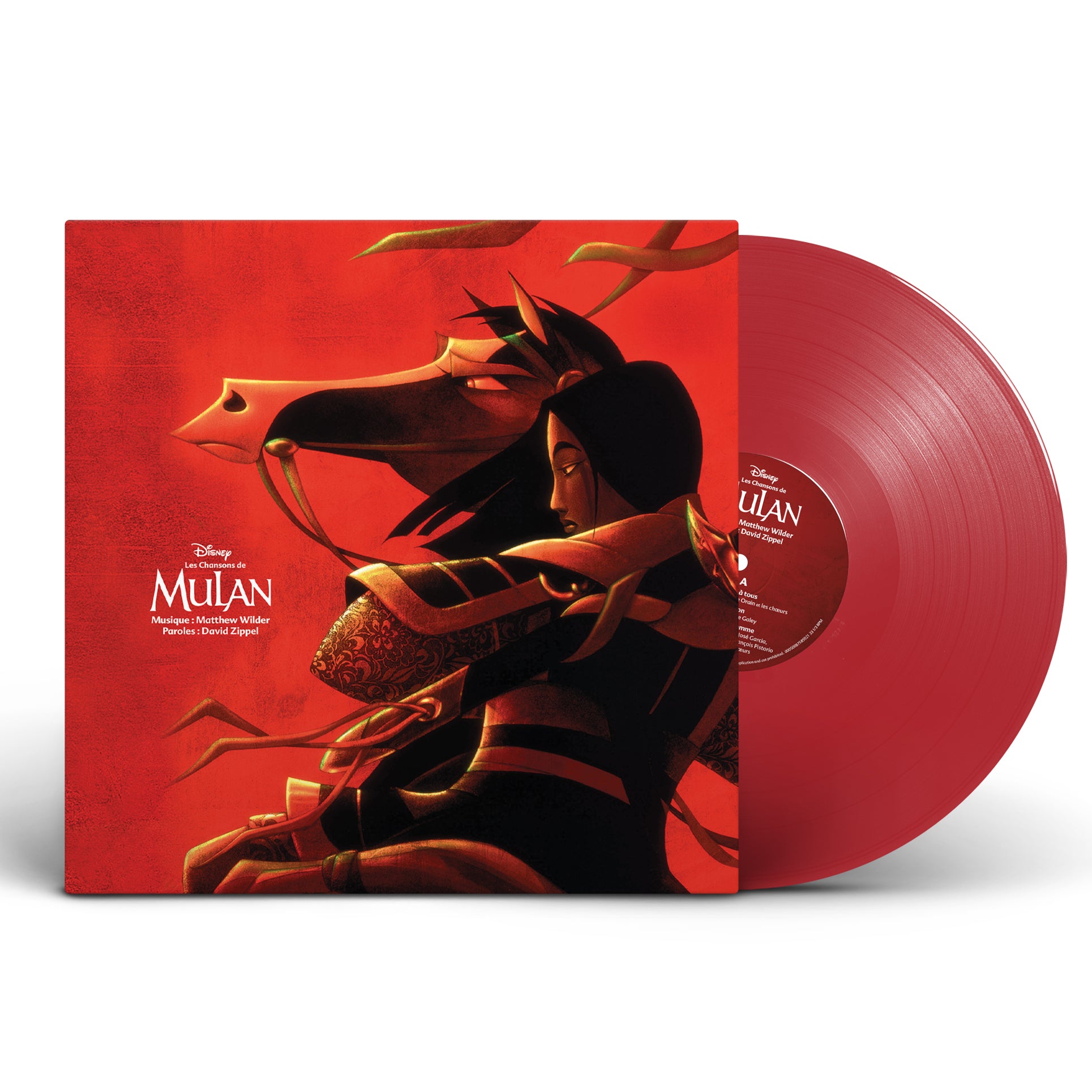 Multi-artistes - Les Chansons de Mulan - VInyle Rouge Transparent